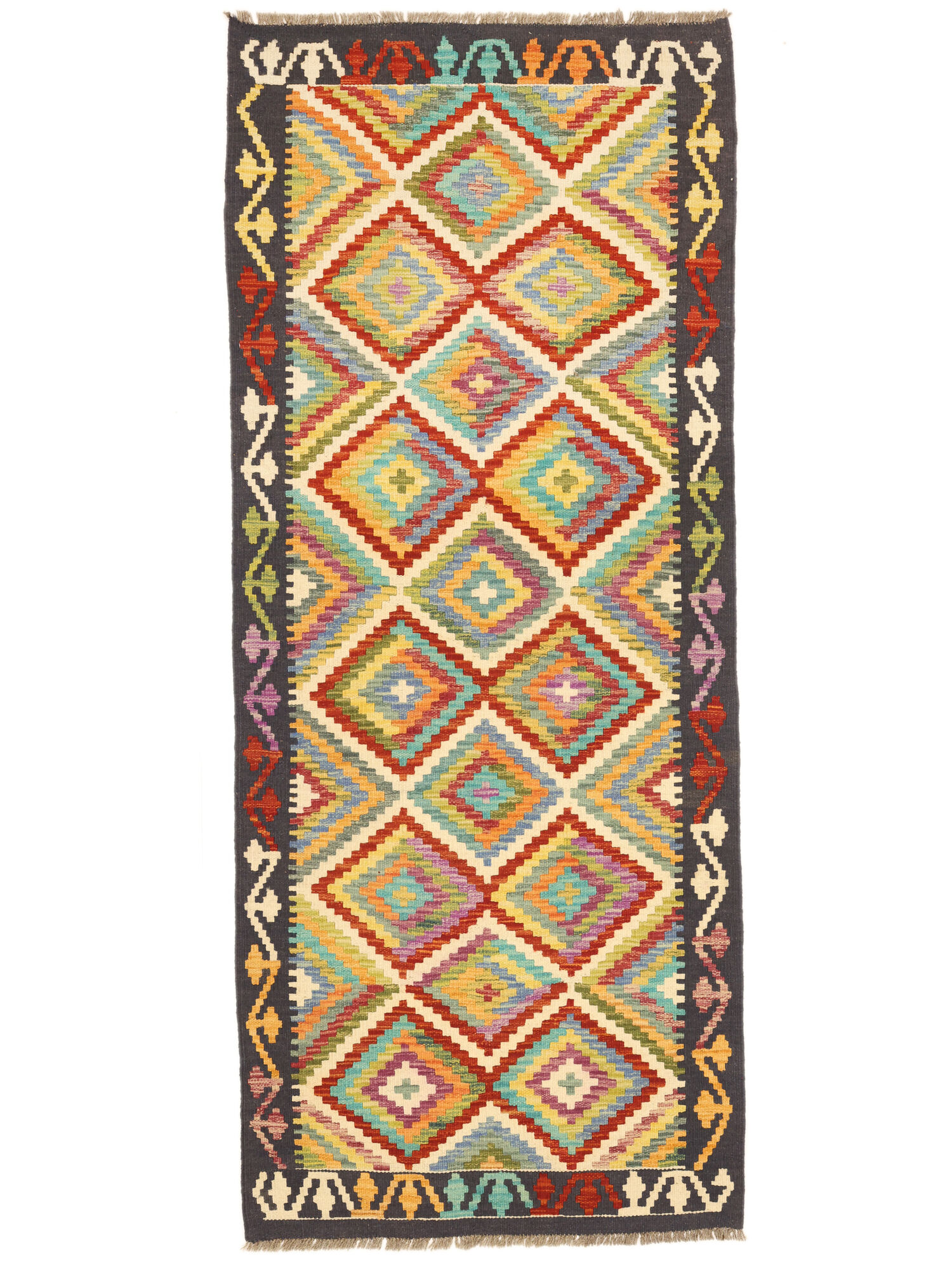 Kelim Afghan Old style Matta 81x203