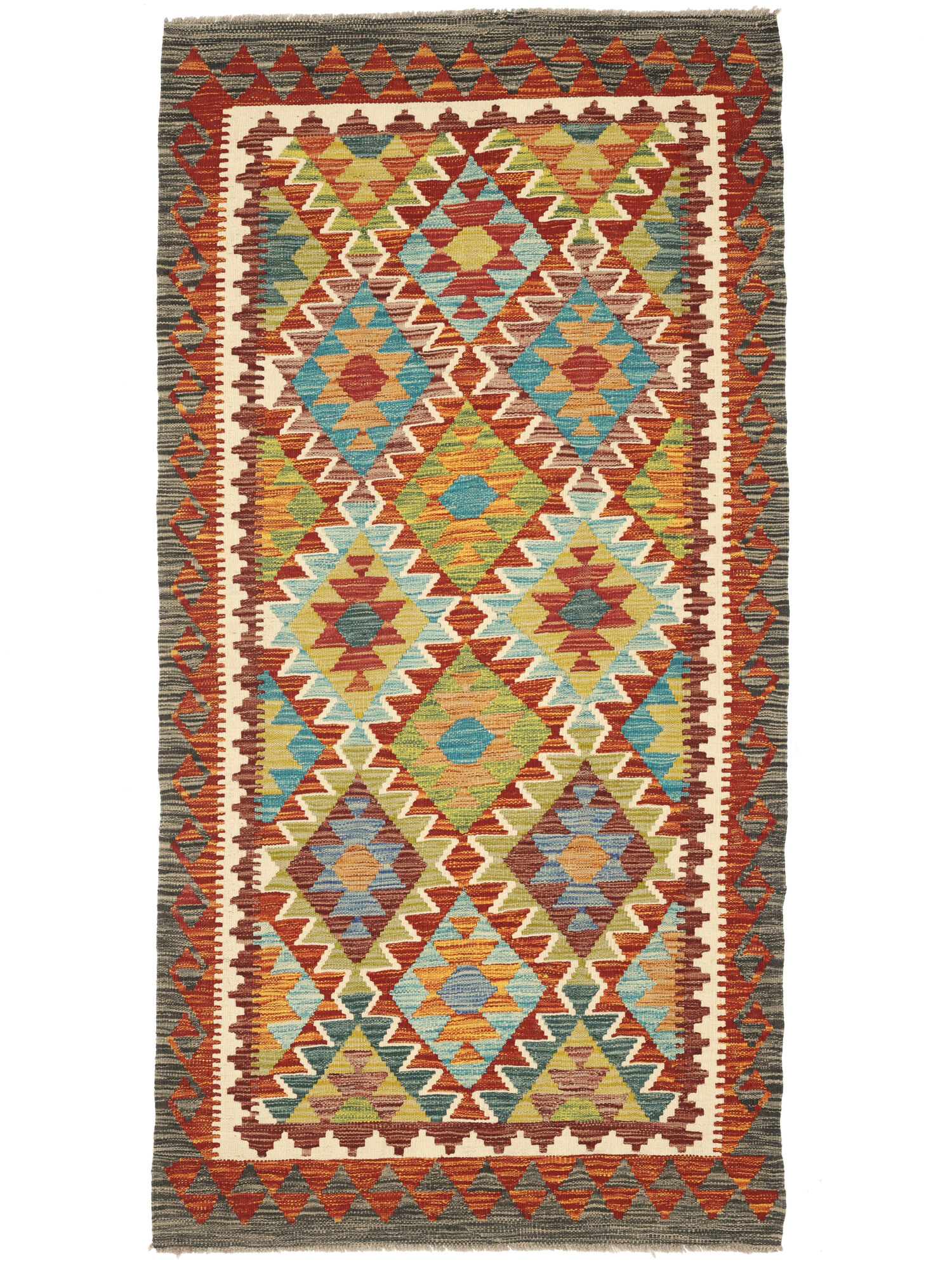 Kelim Afghan Old style Matta 101x201