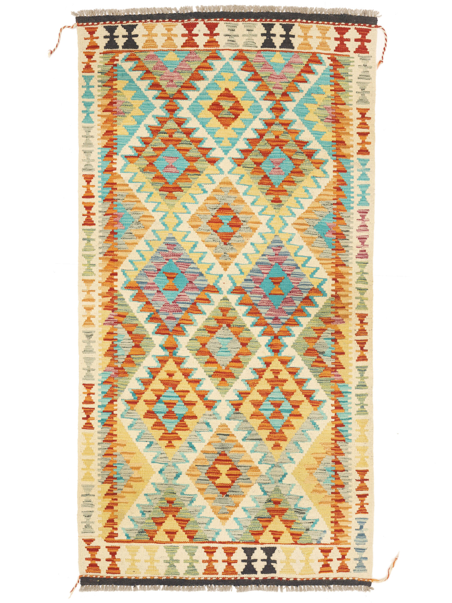 Kelim Afghan Old style Matta 103x200
