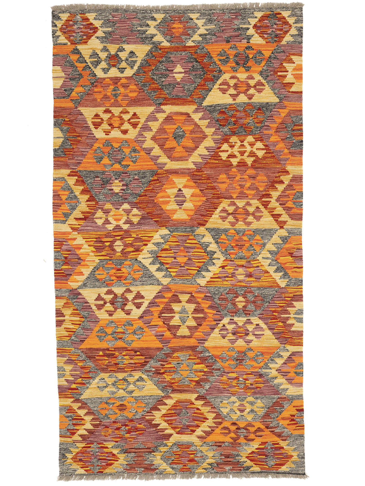 Kelim Afghan Old style Matta 108x202