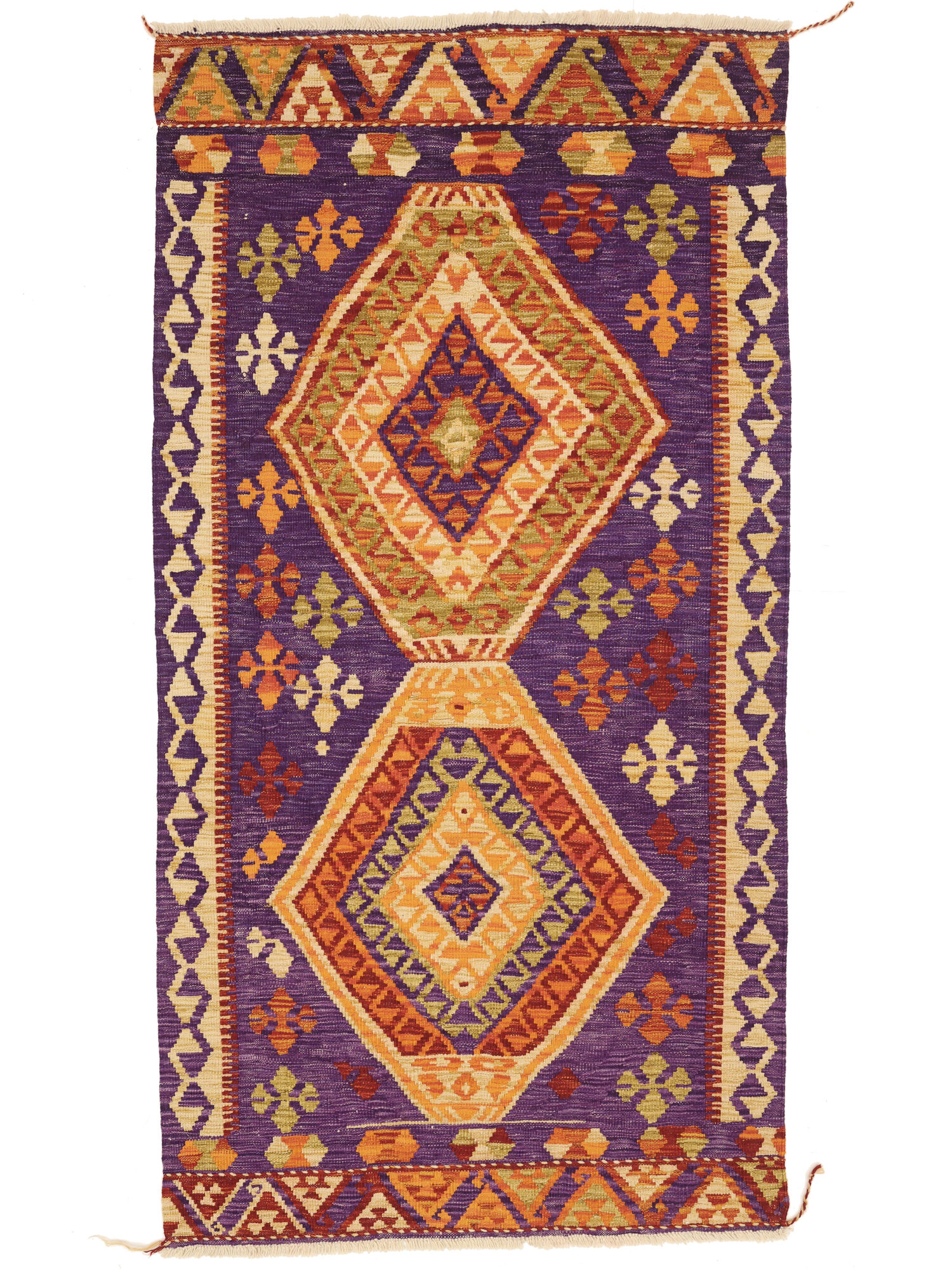 Kelim Afghan Old style Matta 101x203