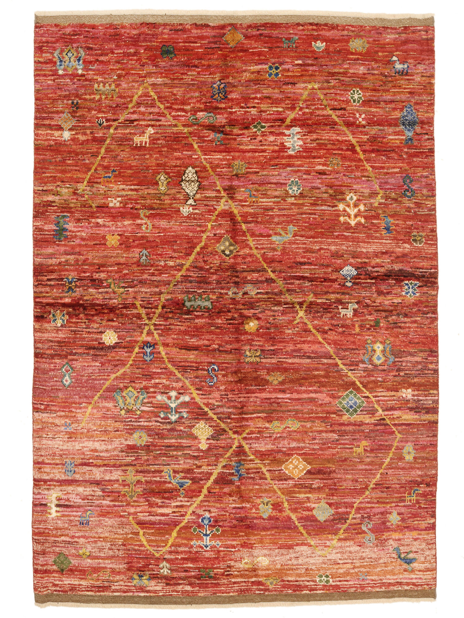 Berber Colourful Matta 168x240