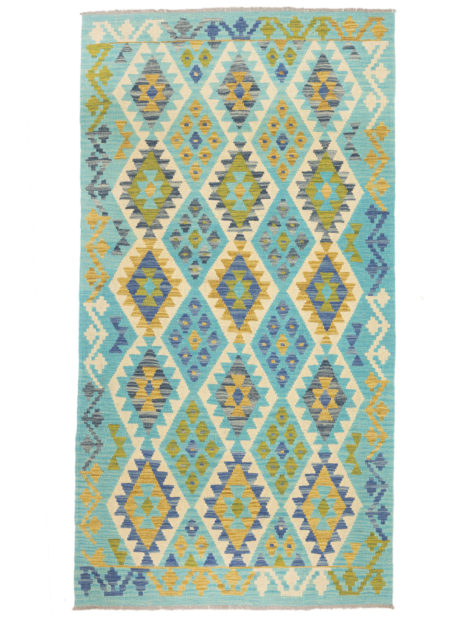 Kelim Afghan Old style Matta 105x198