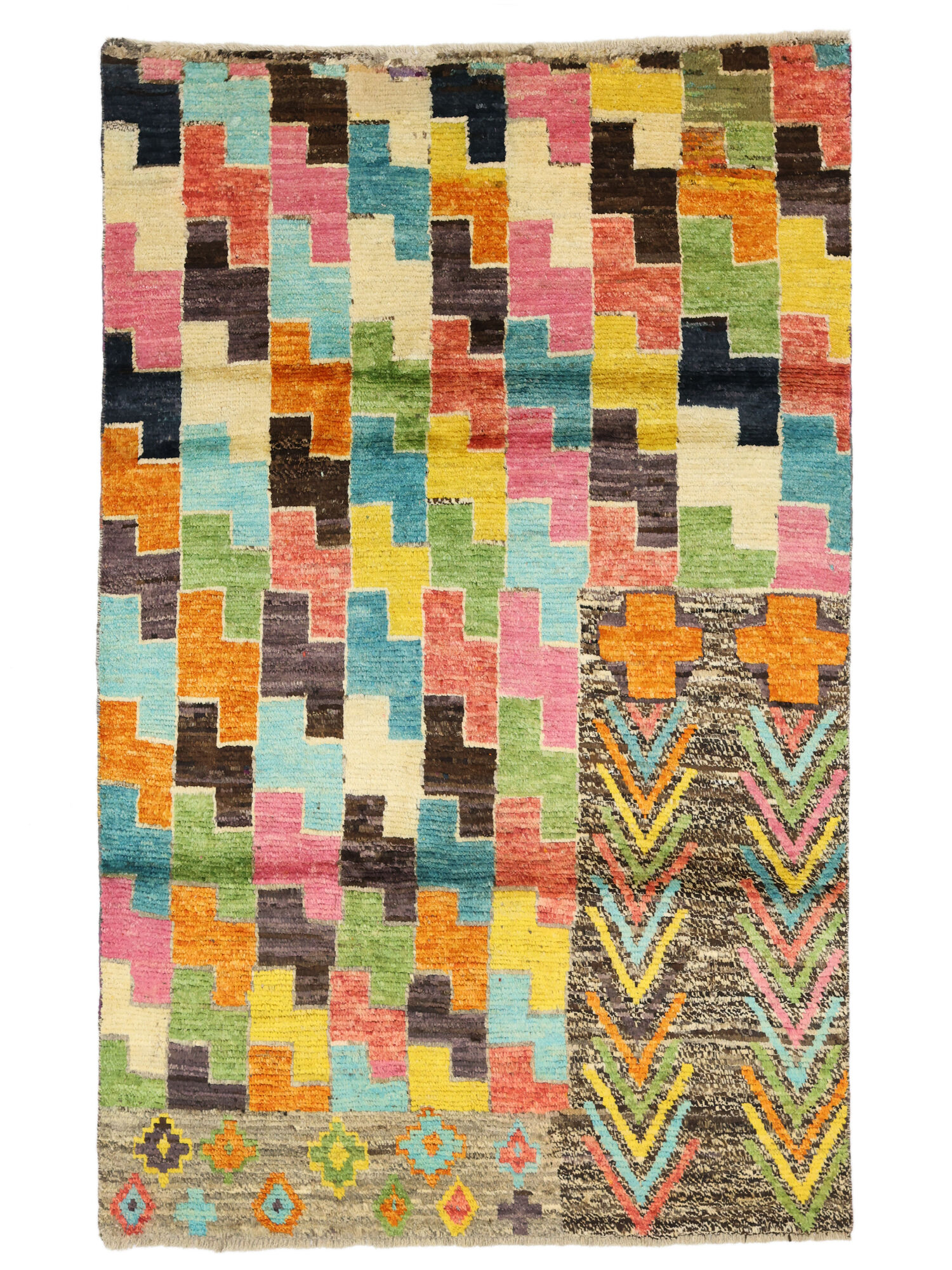 Berber Colourful Matta 116x181