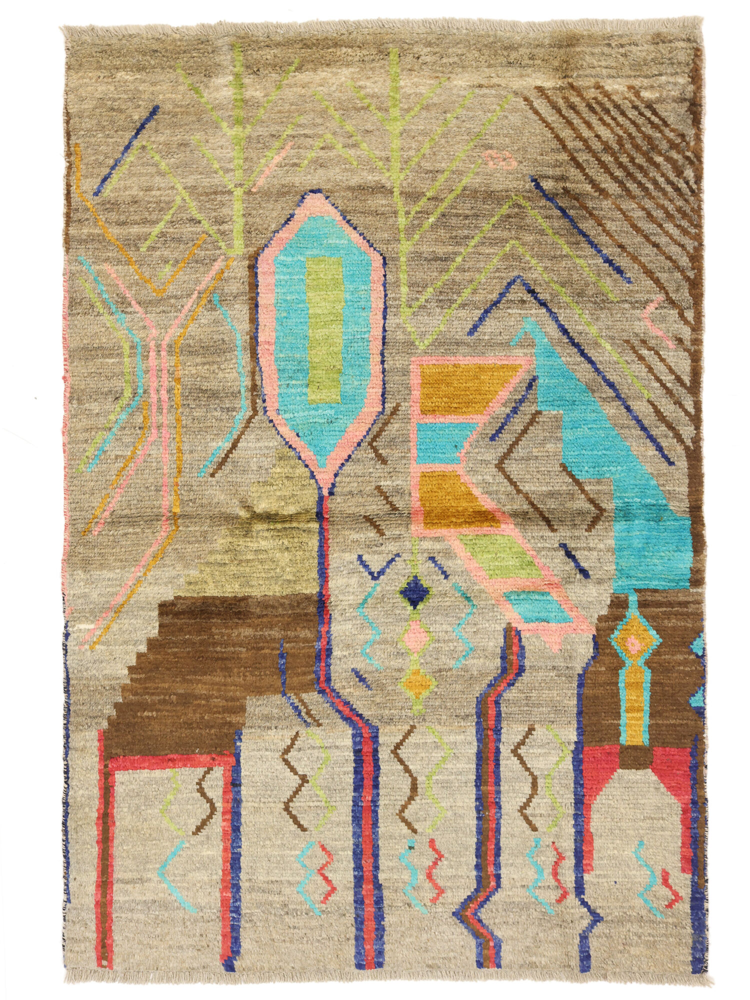 Berber Colourful Matta 94x139