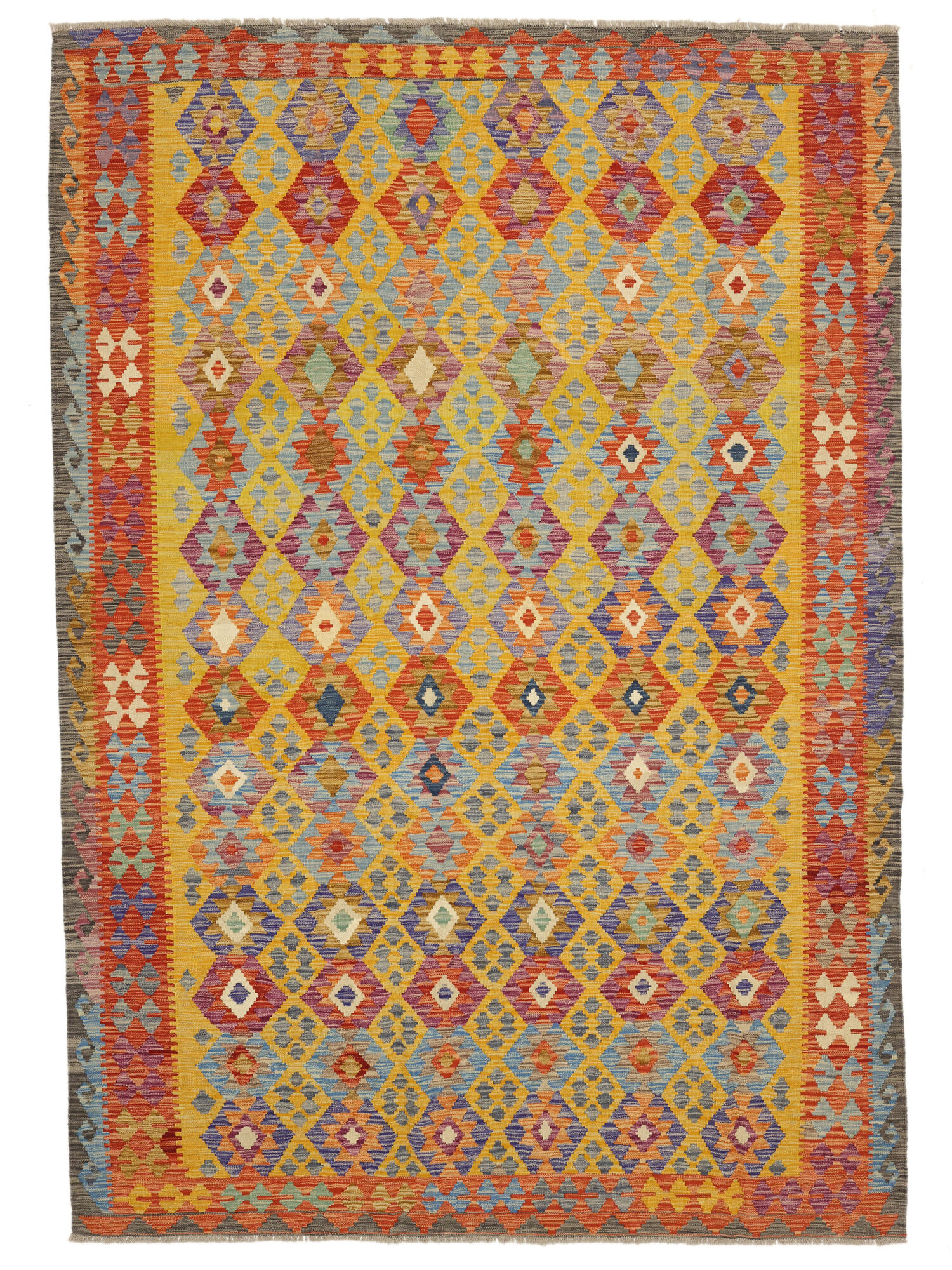 Kelim Afghan Old style Matta 204x289