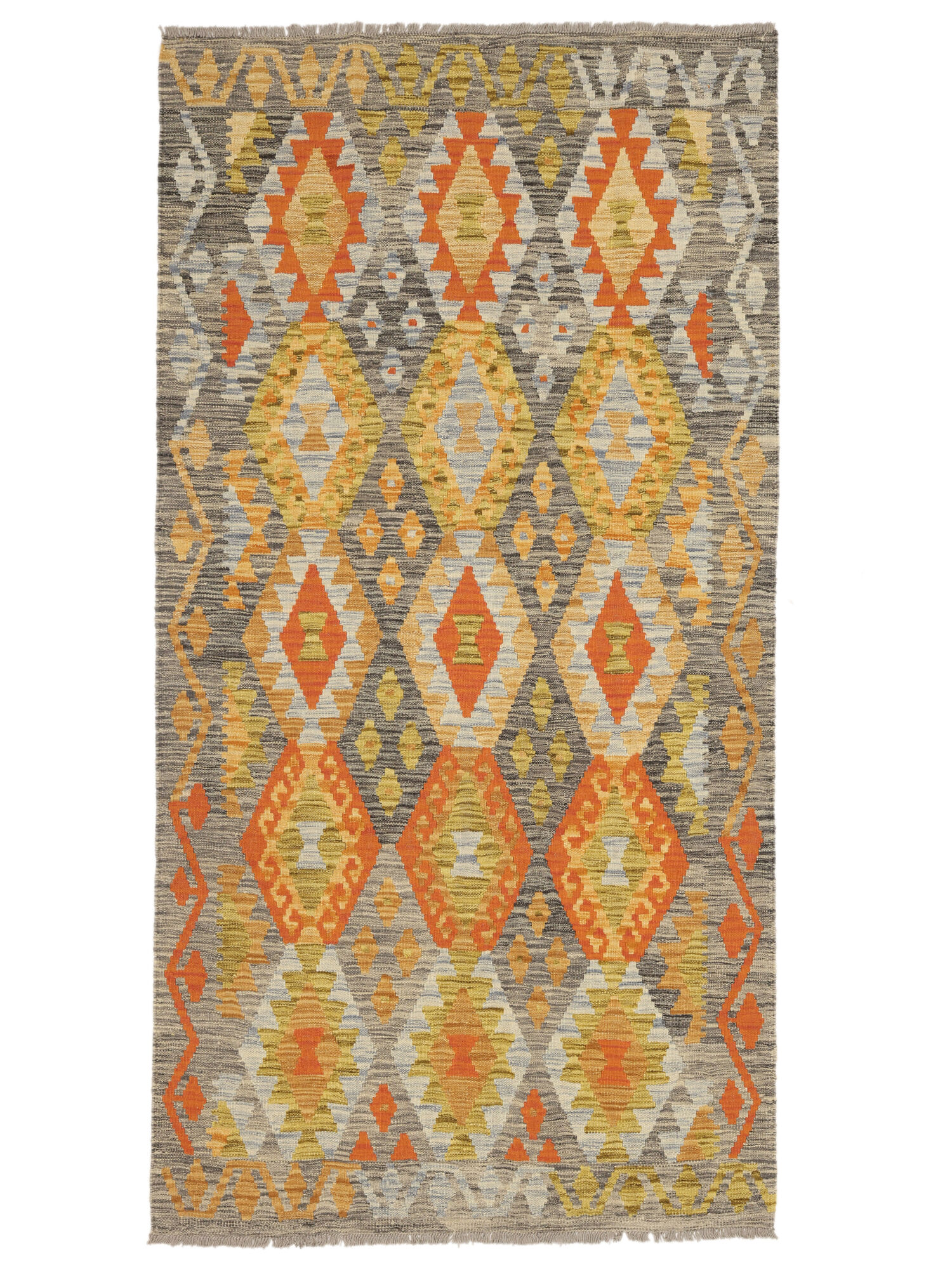 Kelim Afghan Old style Matta 106x202