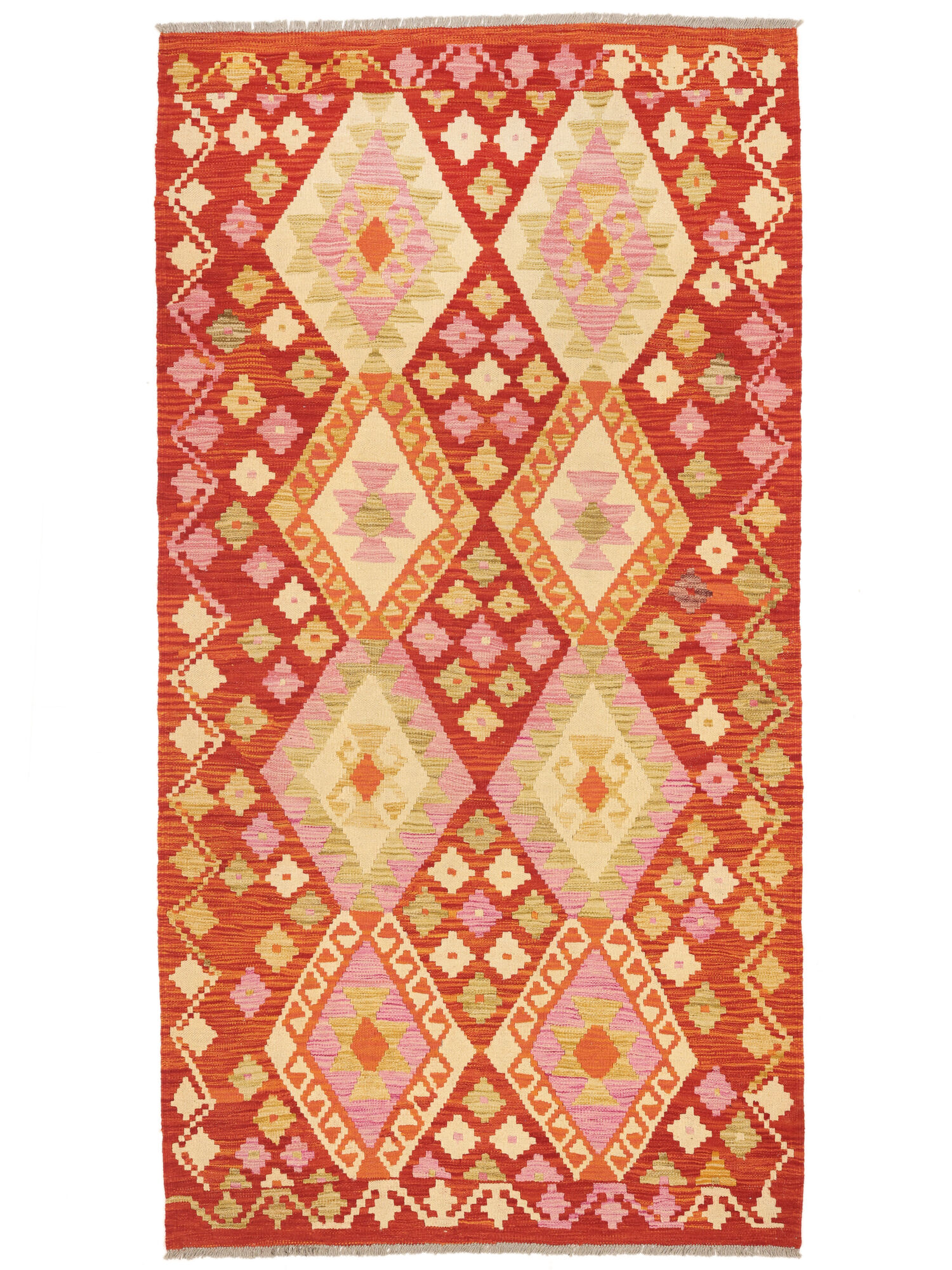 Kelim Afghan Old style Matta 108x206