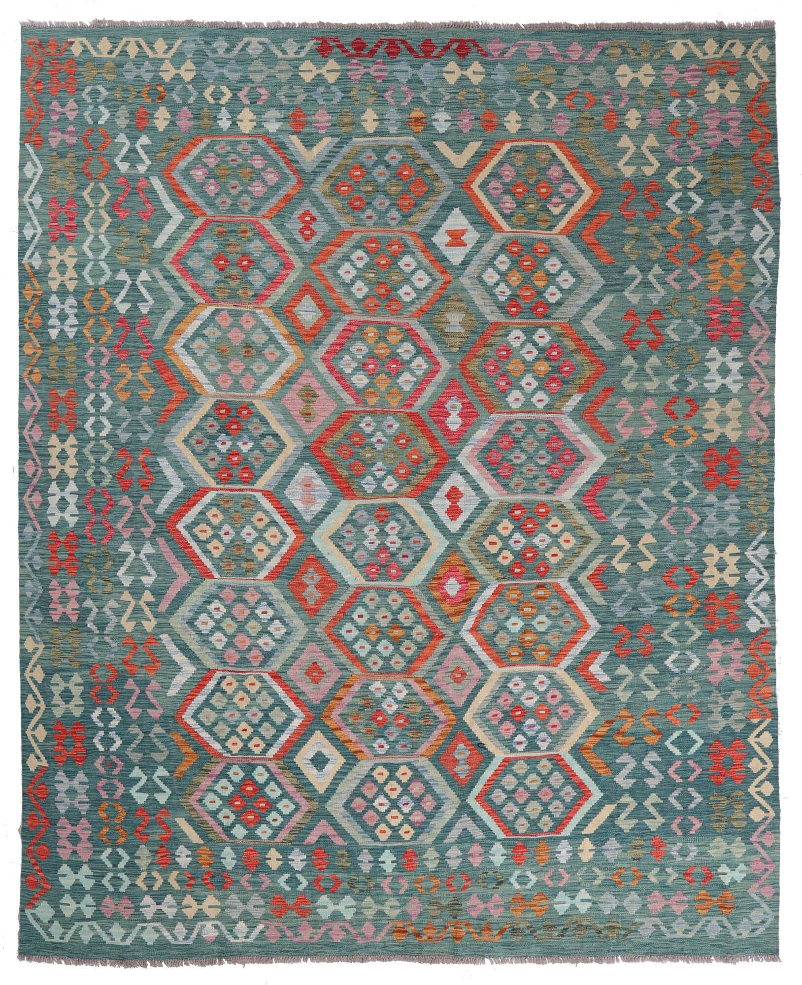 Kelim Afghan Old style Matta 250x307