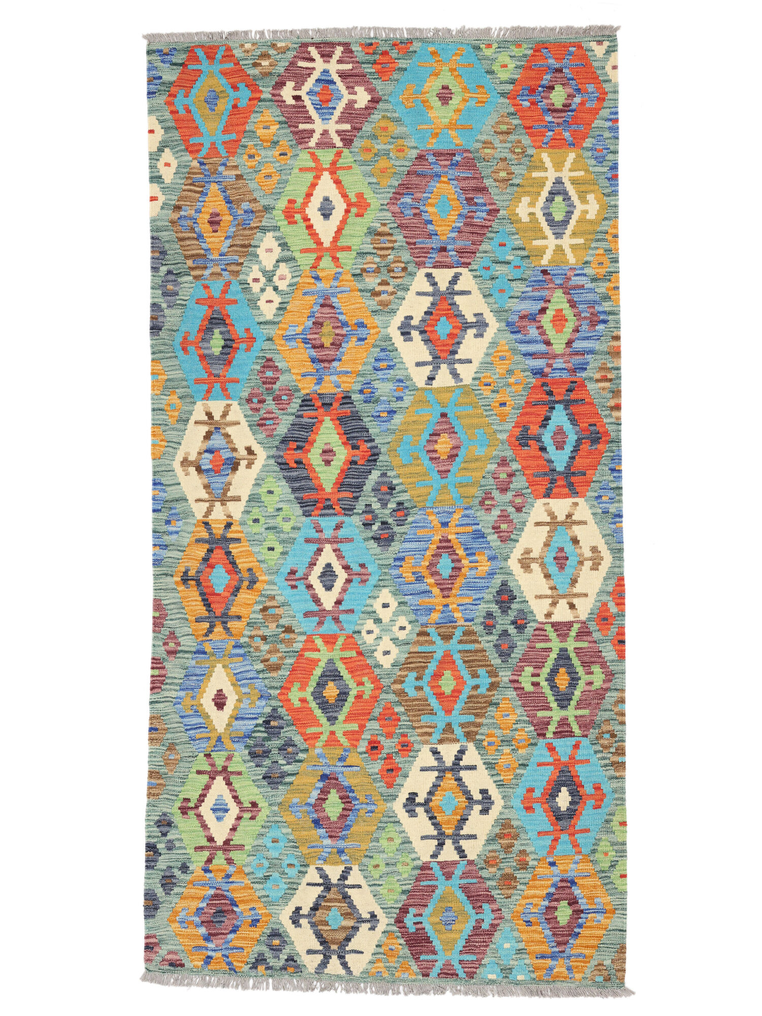 Kelim Afghan Old style Matta 105x211