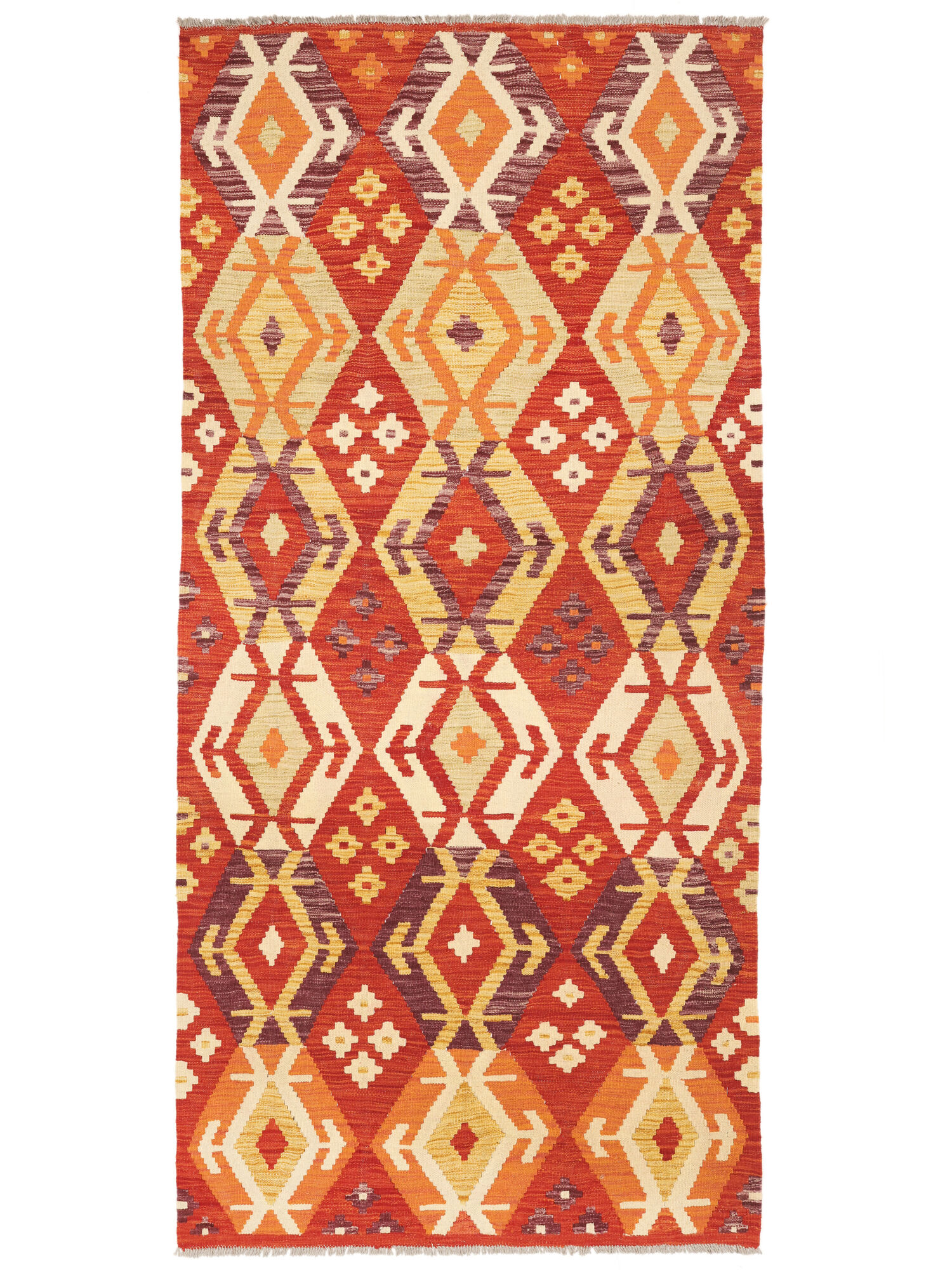 Kelim Afghan Old style Matta 104x218