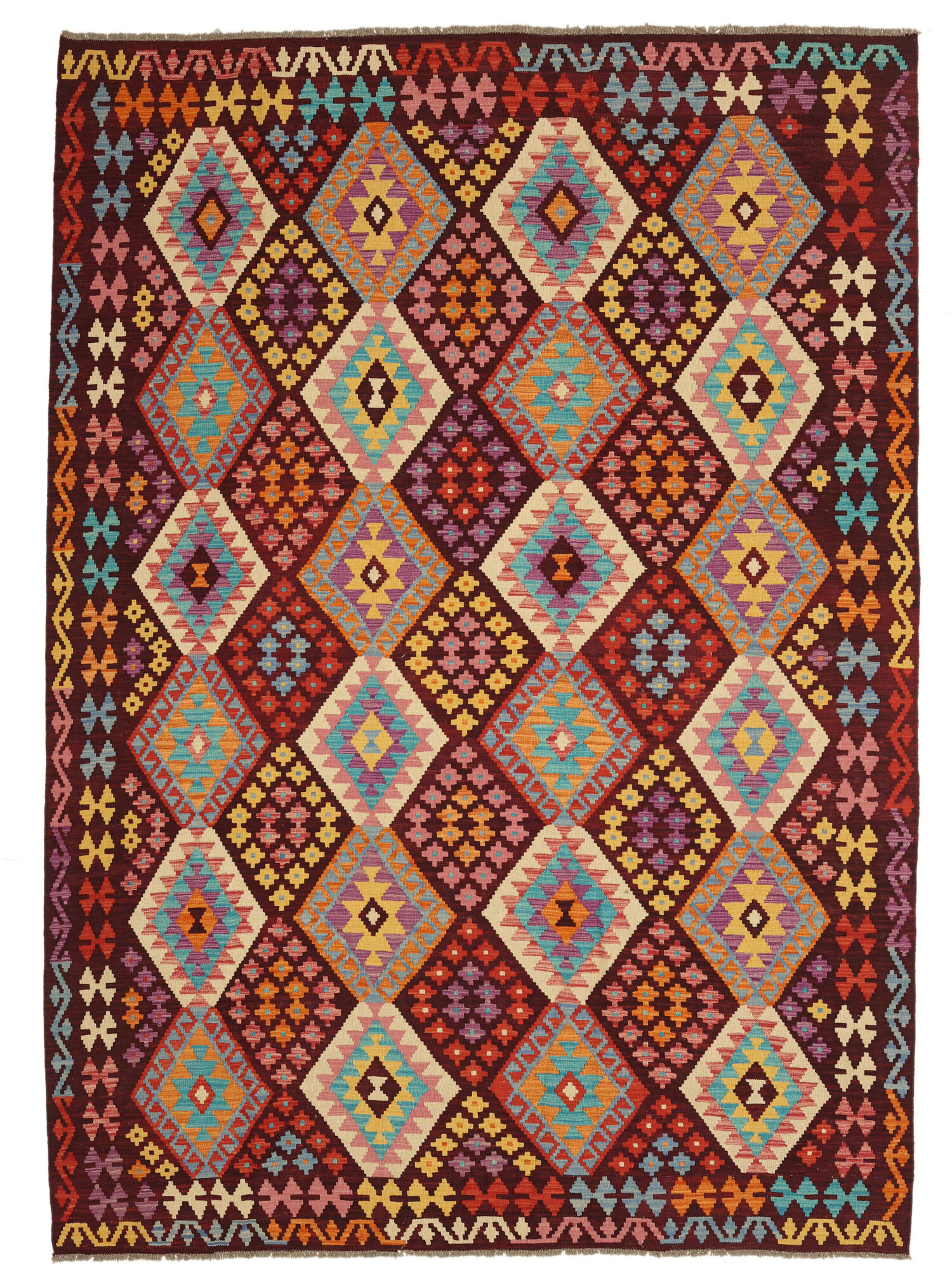 Kelim Afghan Old style Matta 206x296