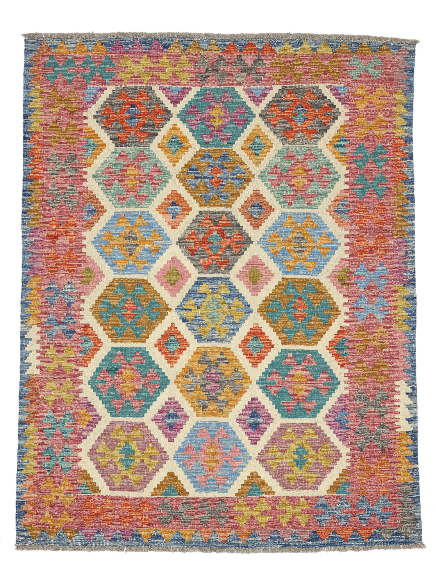Kelim Afghan Old style Matta 155x200