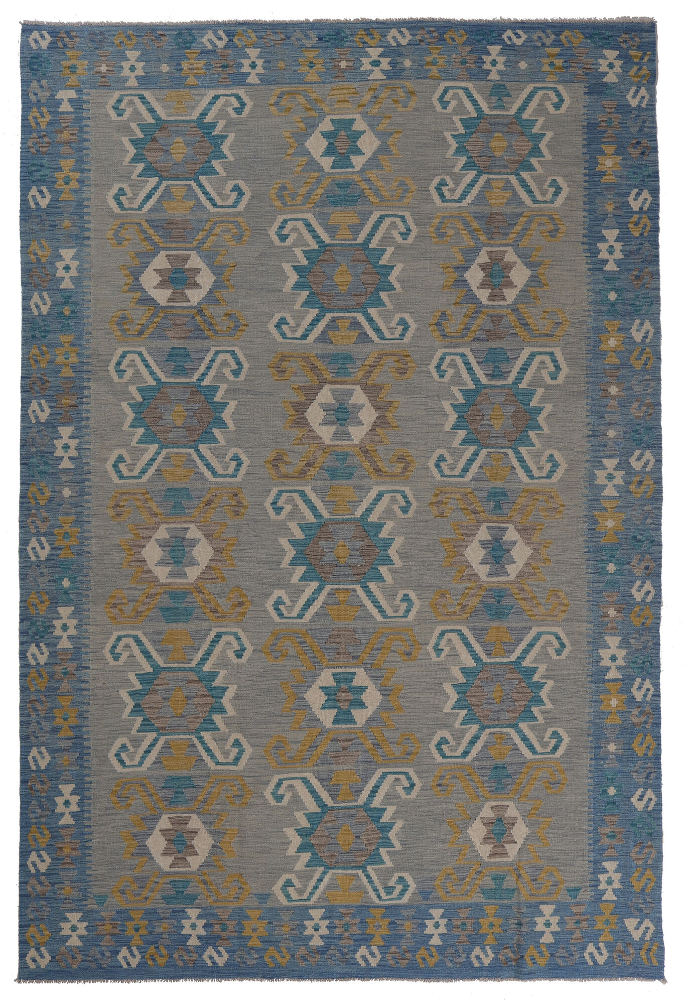 Kelim Afghan Old style Matta 200x301