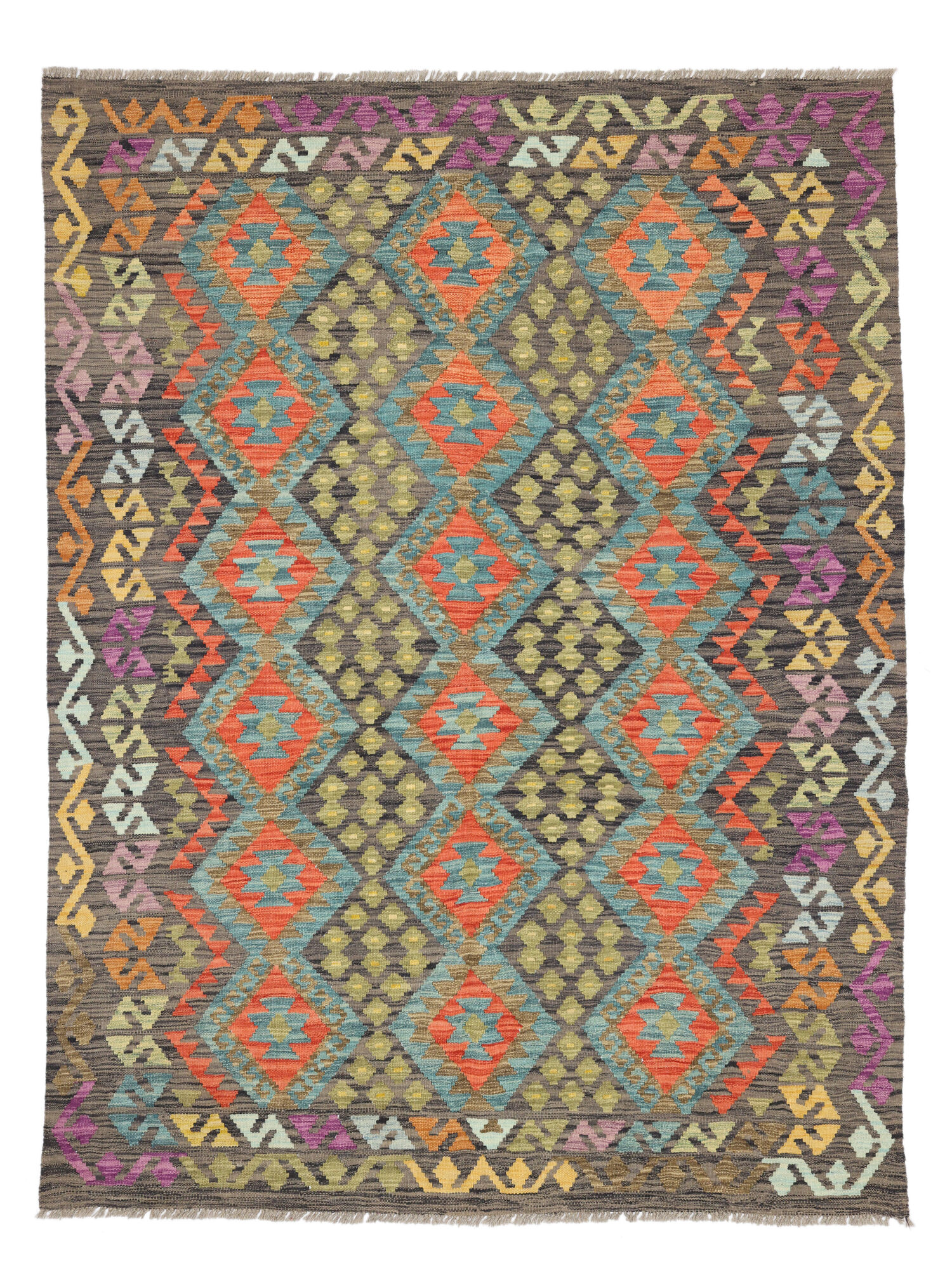 Kelim Afghan Old style Matta 156x205