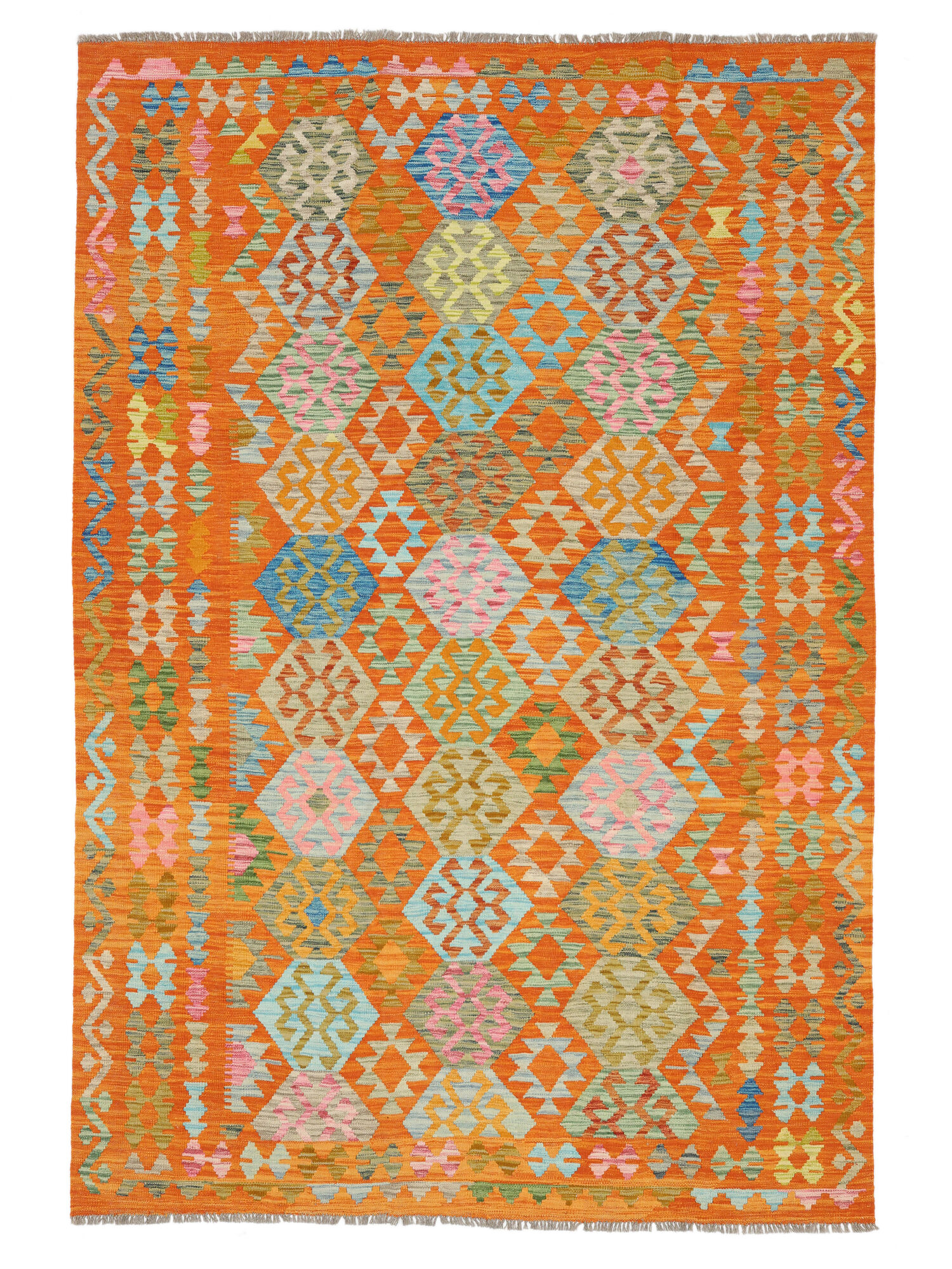 Kelim Afghan Old style Matta 201x297