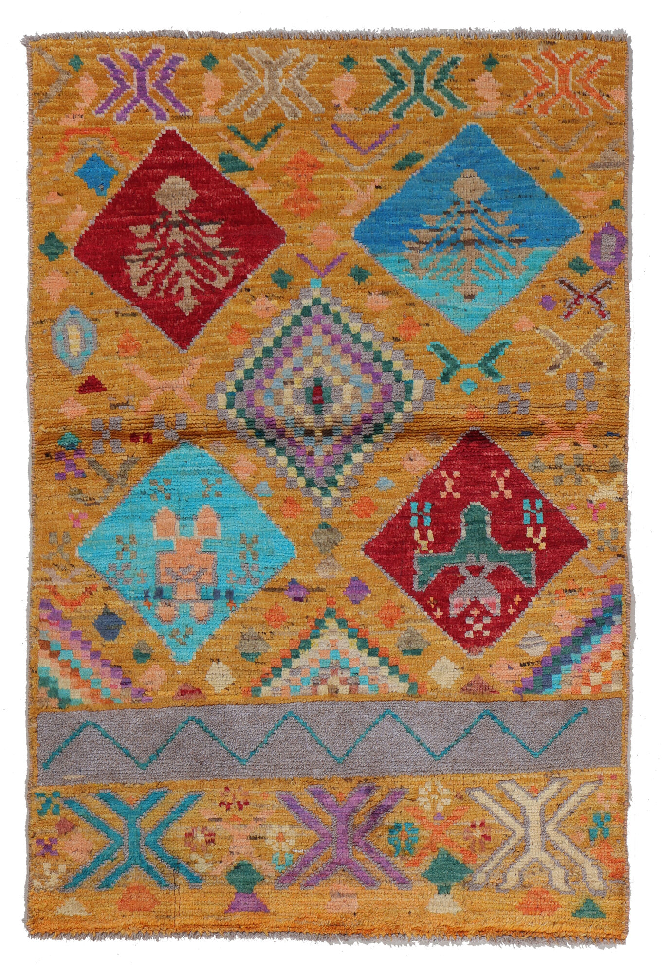 Berber Colourful Matta 86x131