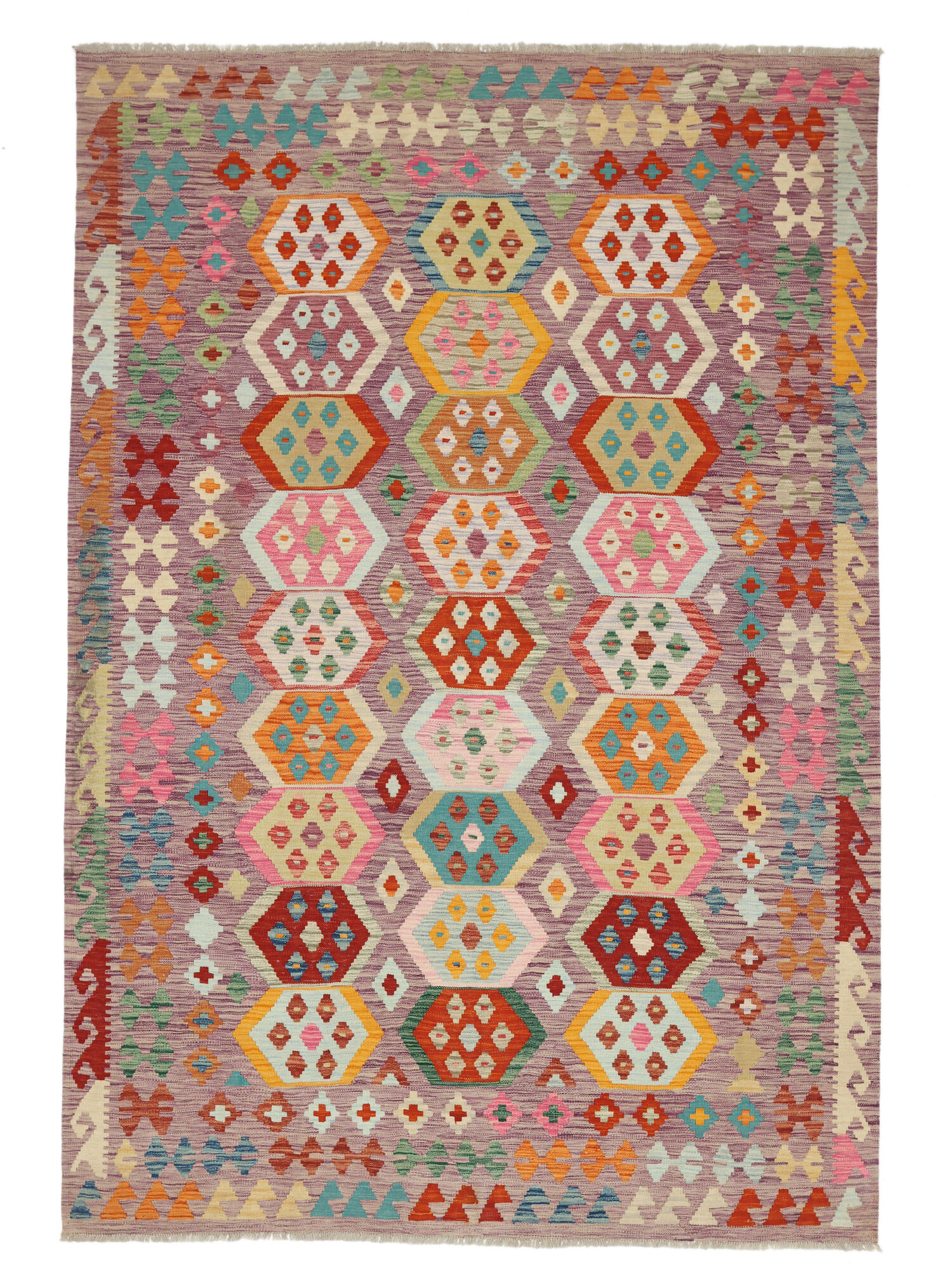 Kelim Afghan Old style Matta 197x290