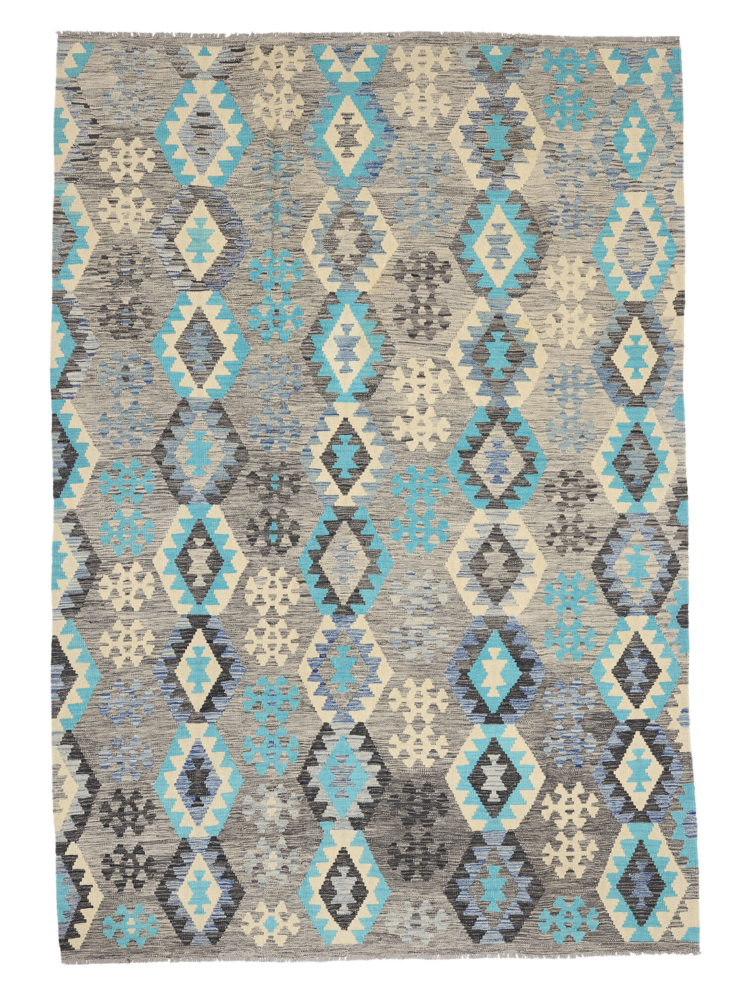 Kelim Afghan Old style Matta 210x301