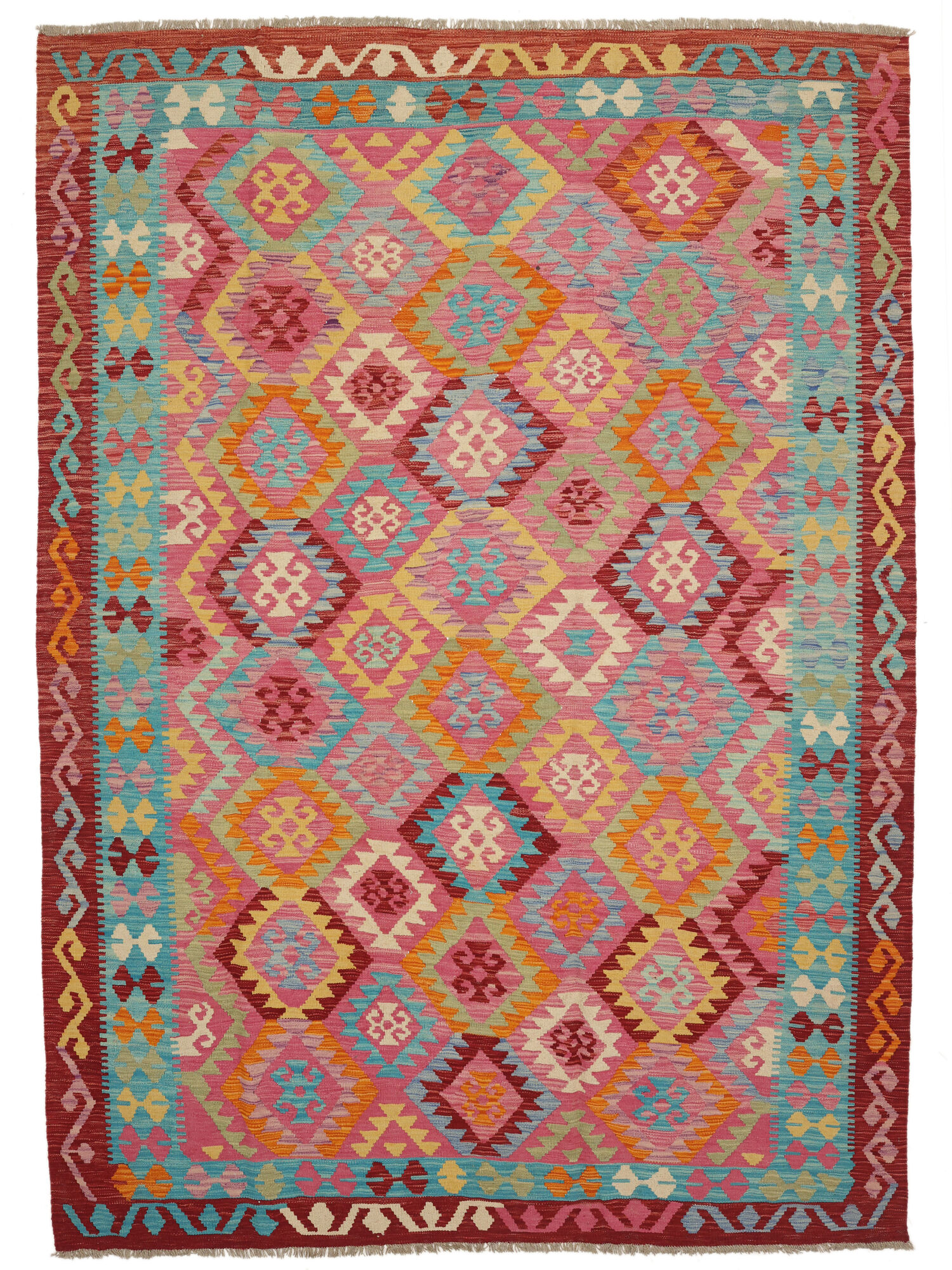 Kelim Afghan Old style Matta 210x293