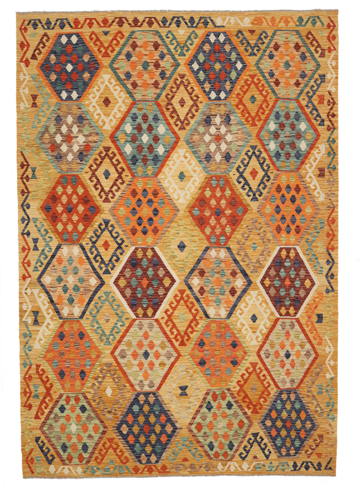 Kelim Afghan Old style Matta 207x303
