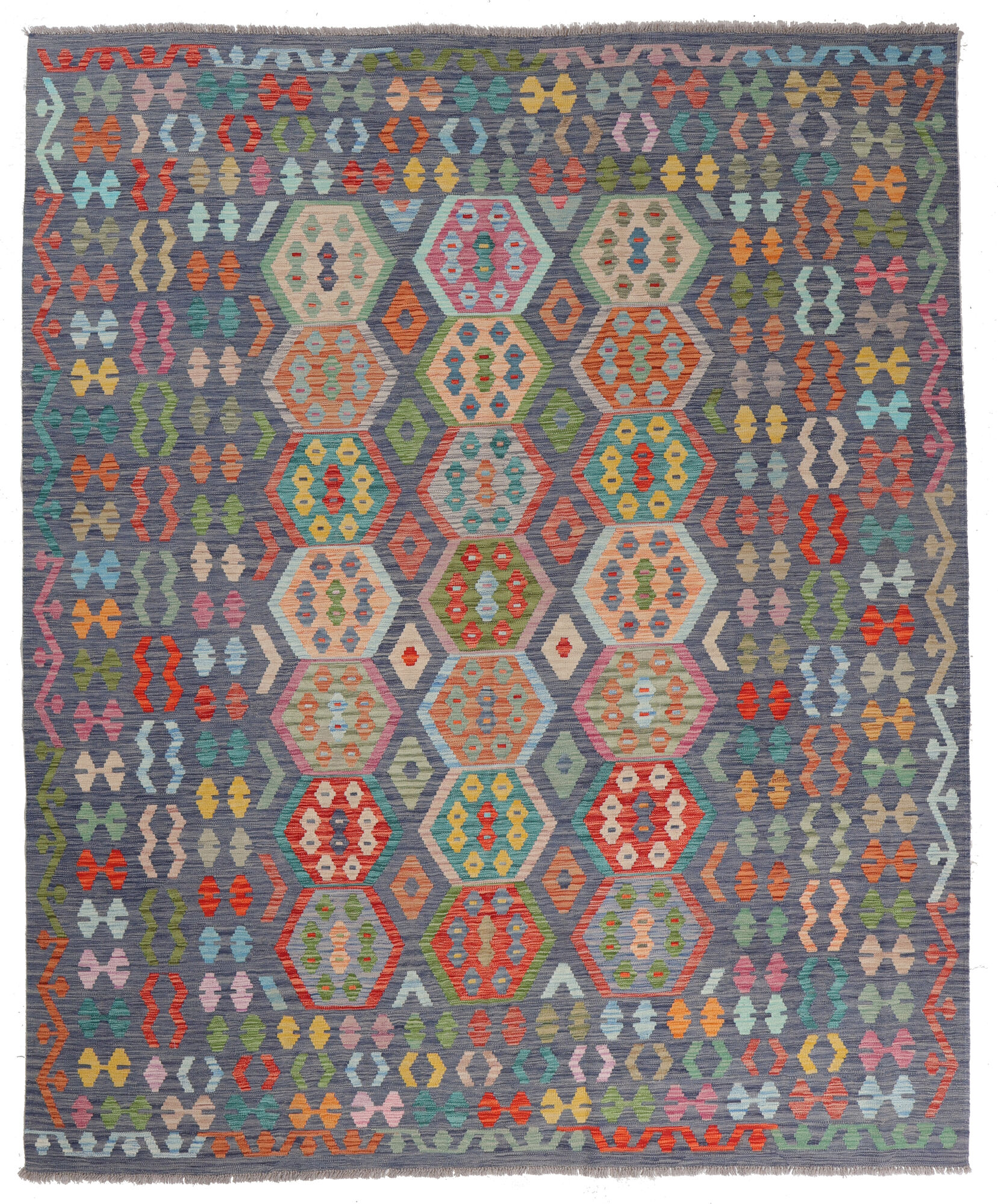 Kelim Afghan Old style Matta 252x300