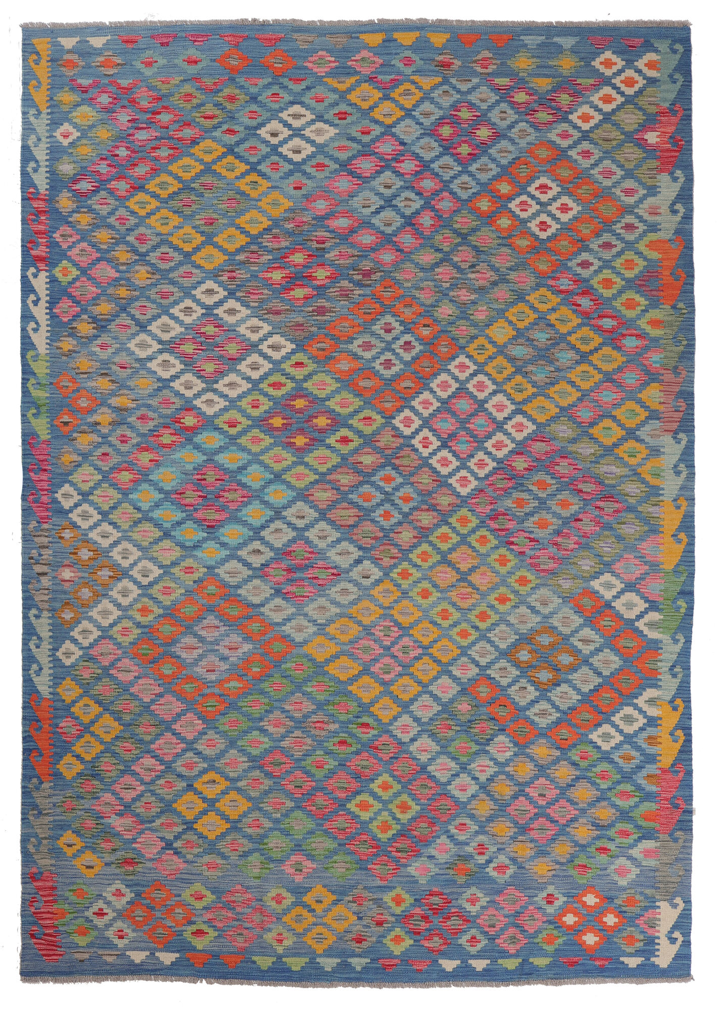 Kelim Afghan Old style Matta 206x300