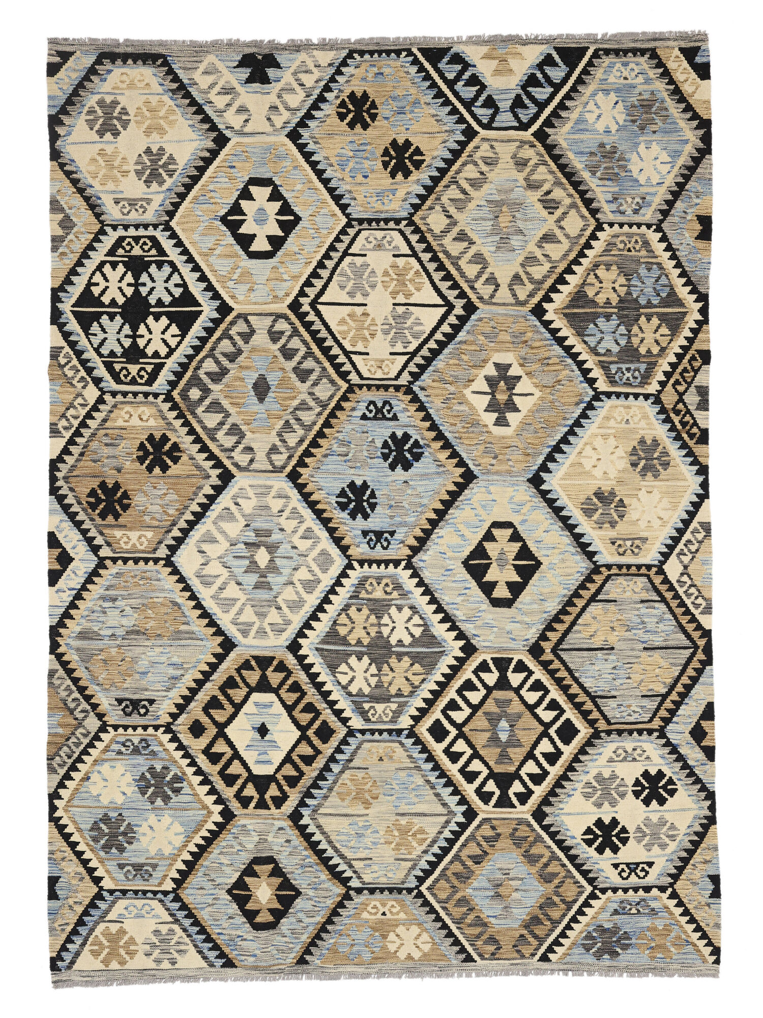 Kelim Afghan Old style Matta 210x298