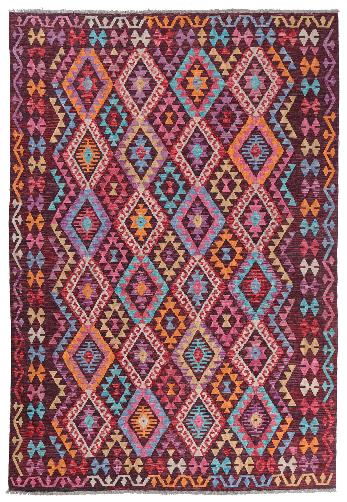 Kelim Afghan Old style Matta 198x293