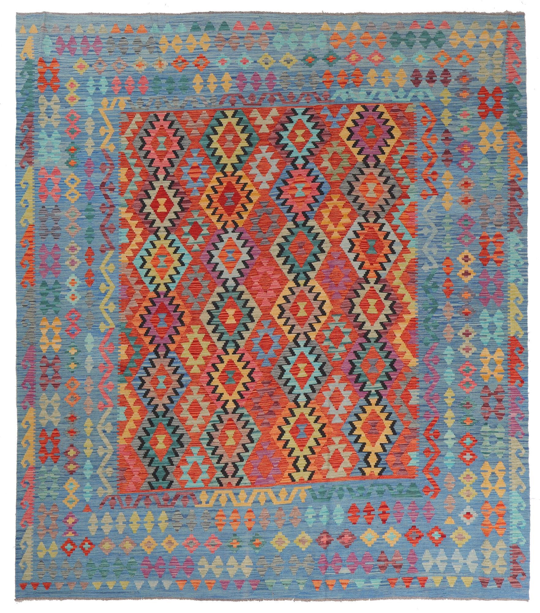 Kelim Afghan Old style Matta 260x298