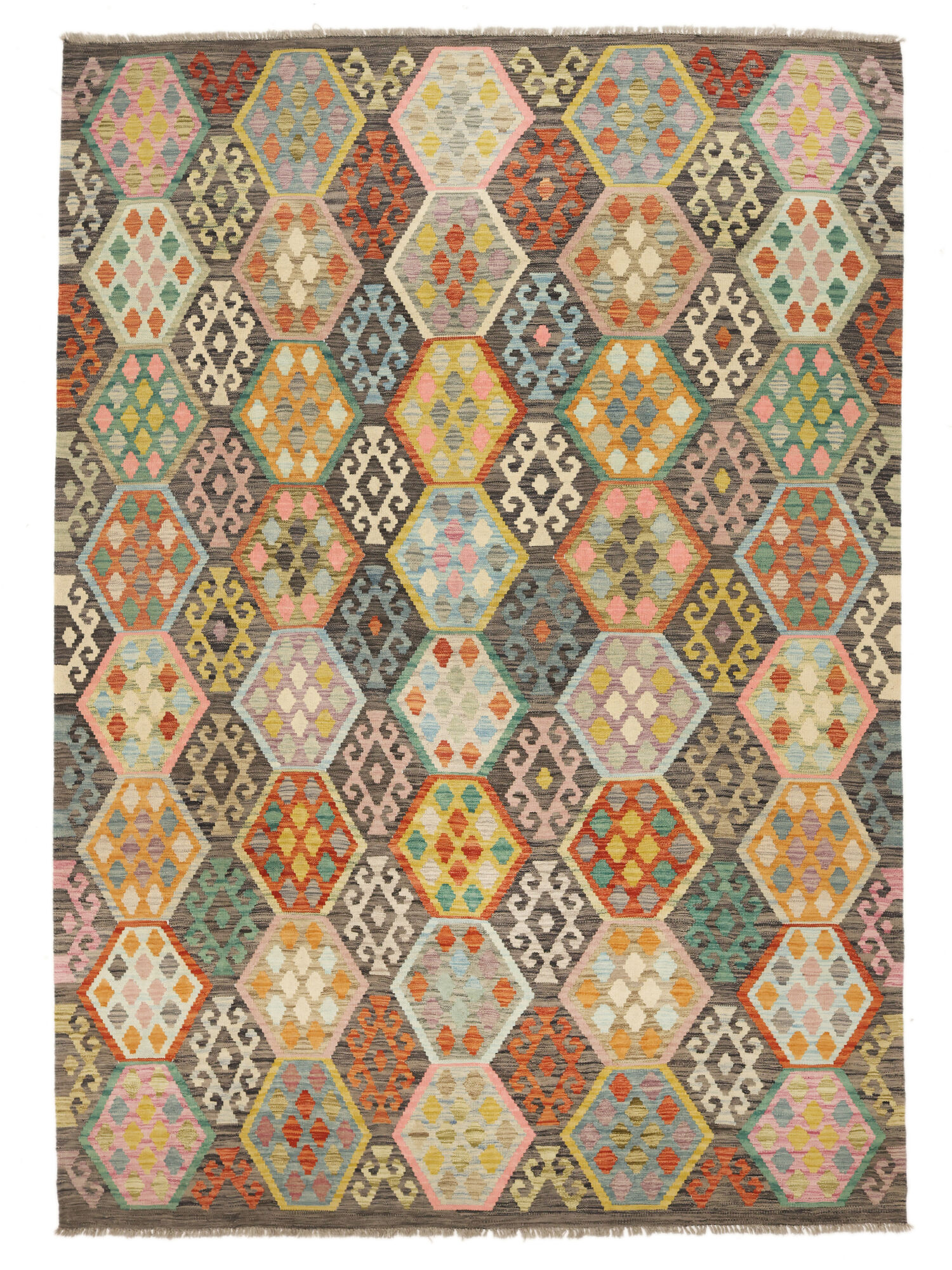 Kelim Afghan Old style Matta 209x295