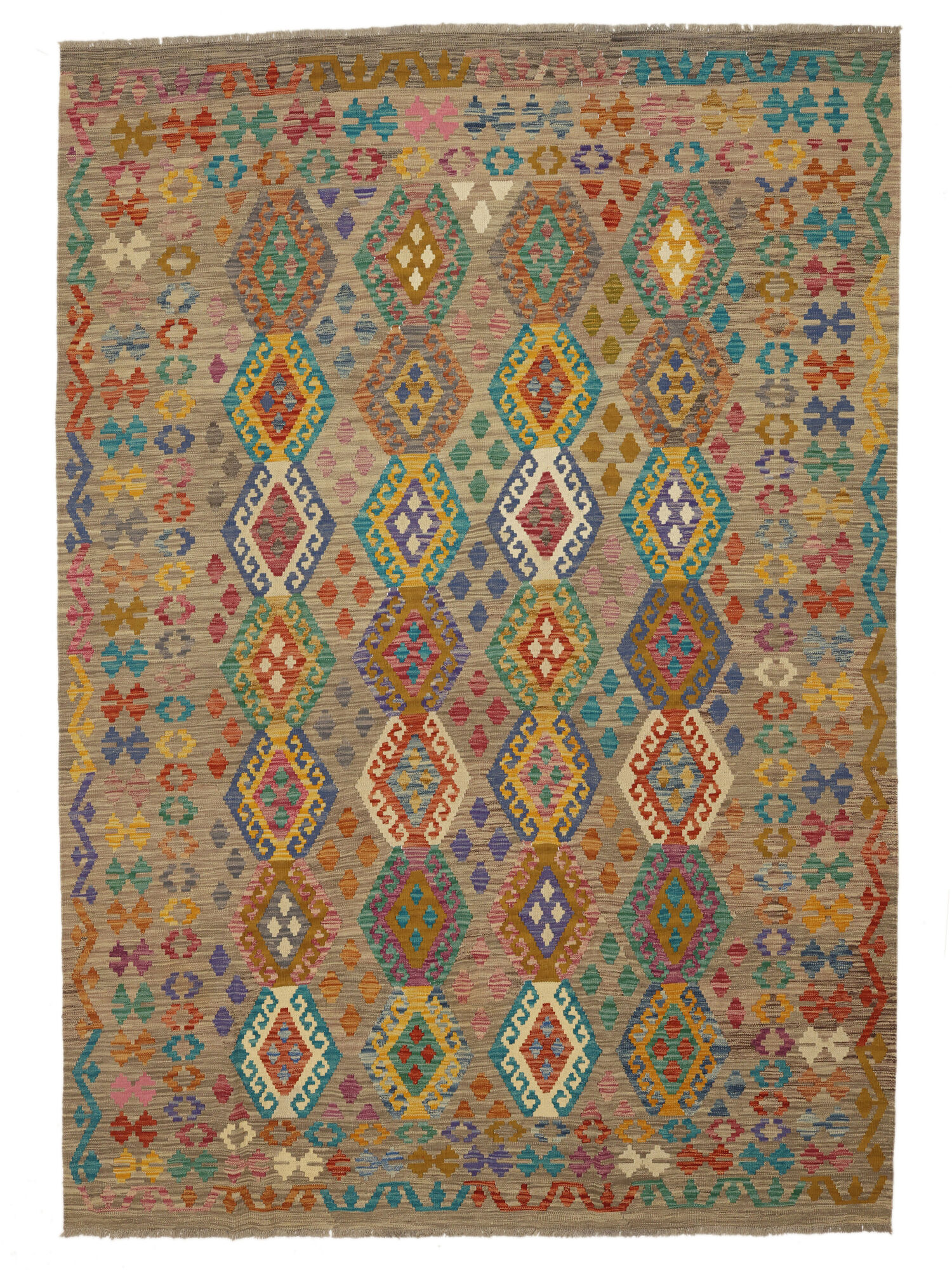 Kelim Afghan Old style Matta 203x290
