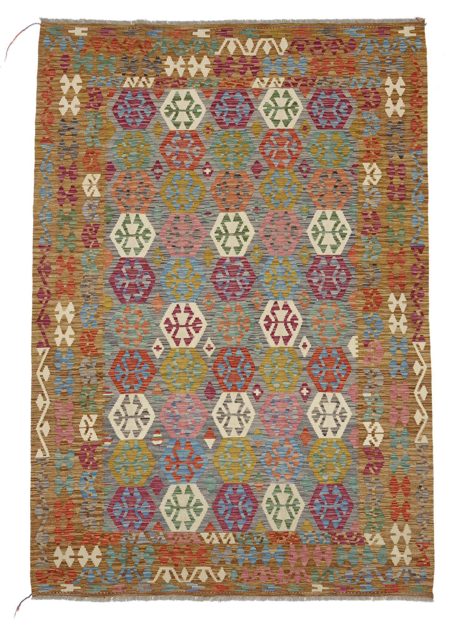 Kelim Afghan Old style Matta 205x298