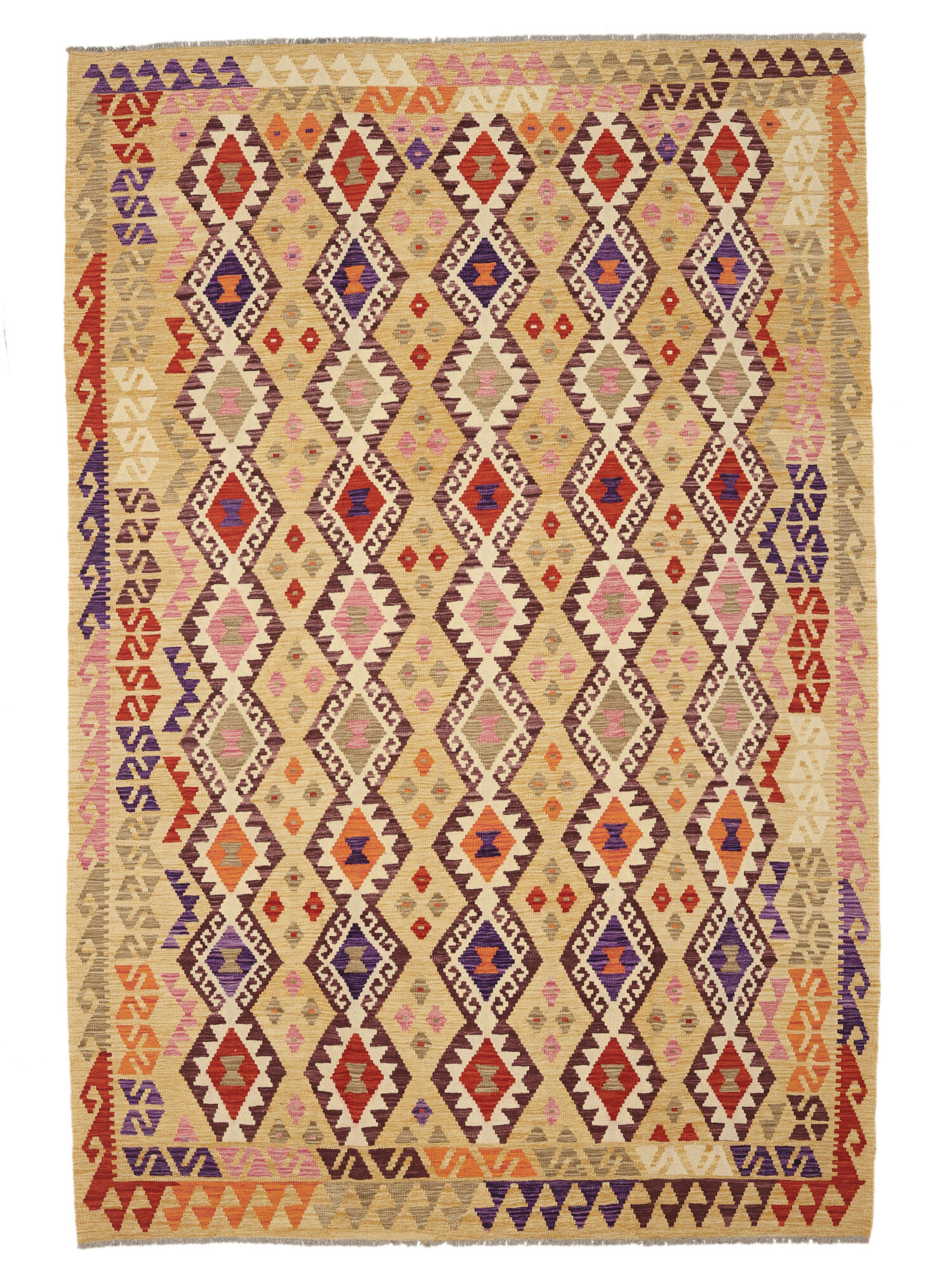 Kelim Afghan Old style Matta 204x301