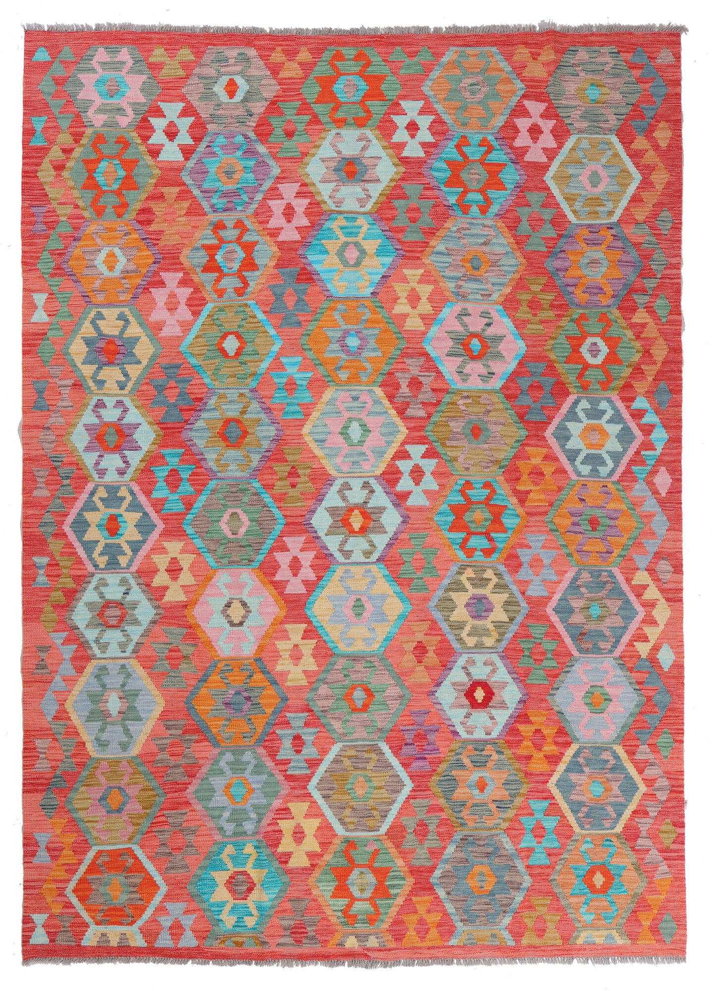 Kelim Afghan Old style Matta 205x292