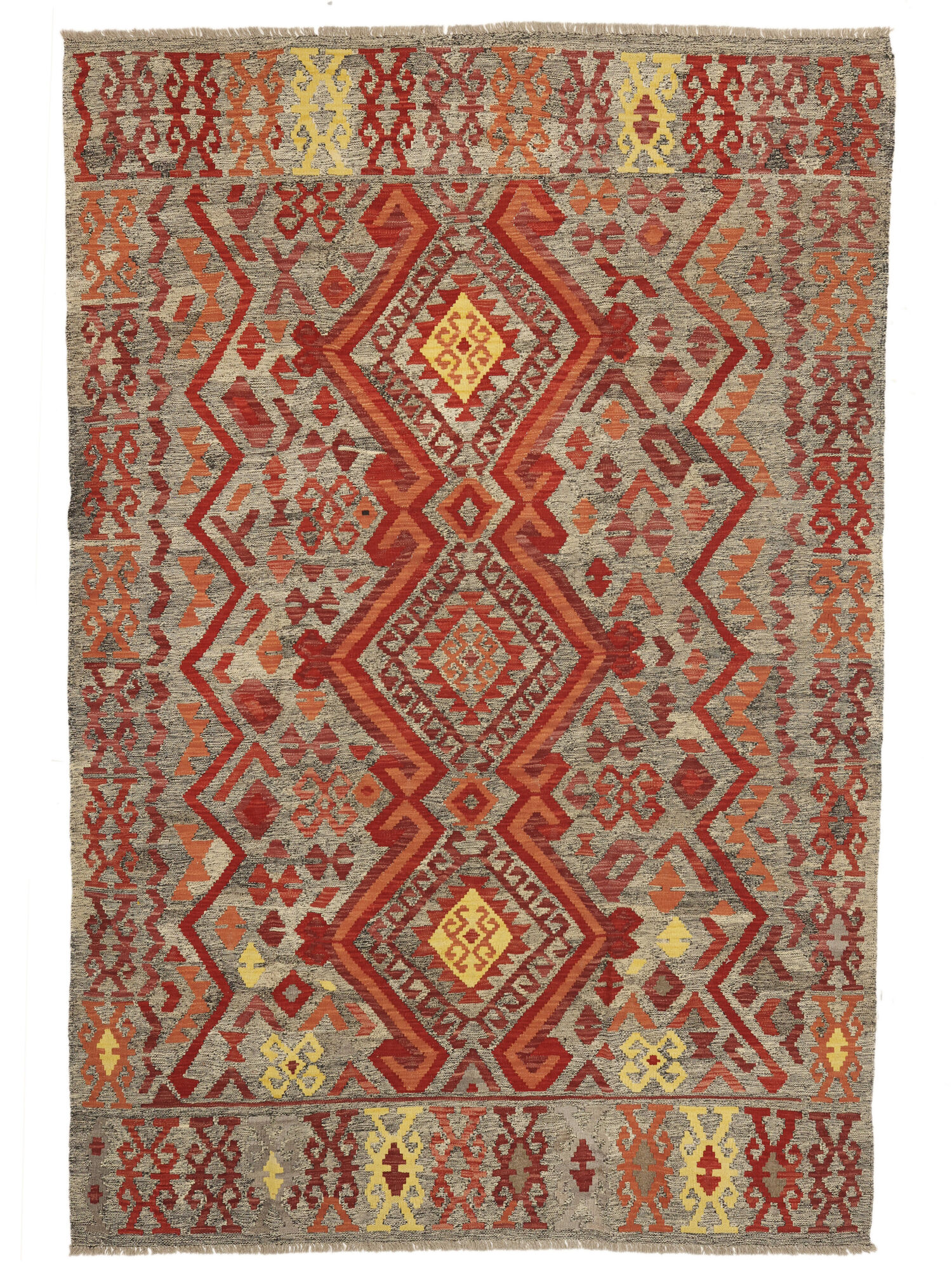 Kelim Afghan Old style Matta 201x299