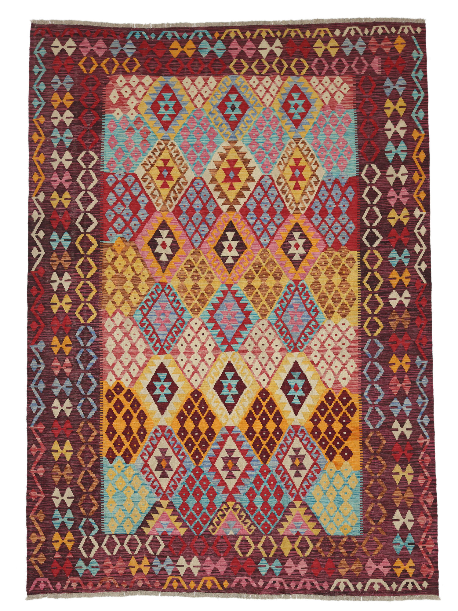 Kelim Afghan Old style Matta 207x298