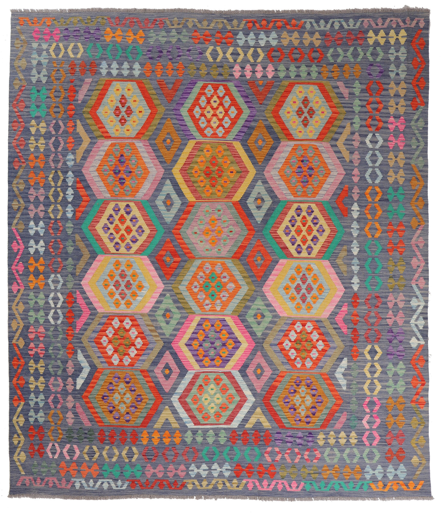 Kelim Afghan Old style Matta 260x303