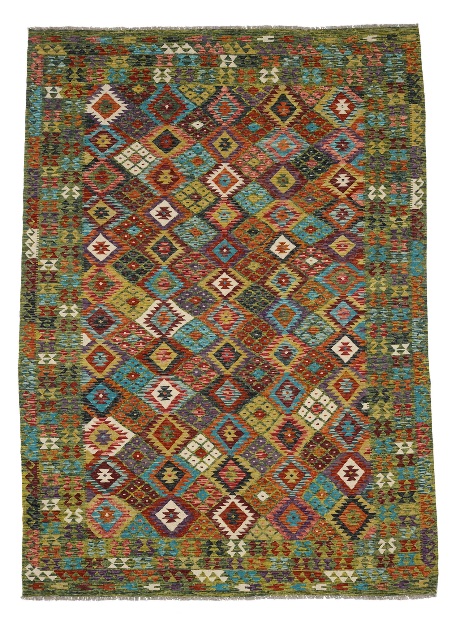 Kelim Afghan Old style Matta 249x345