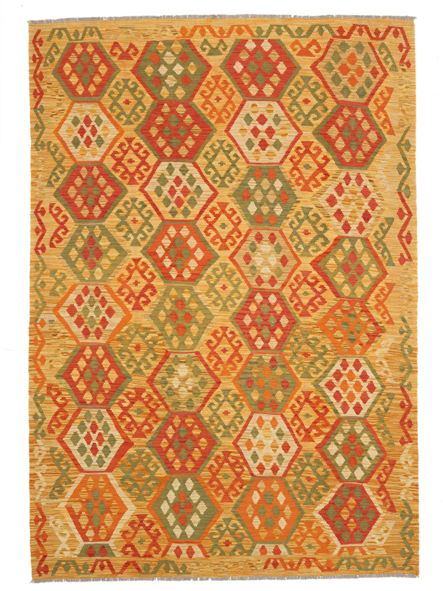 Kelim Afghan Old style Matta 201x293