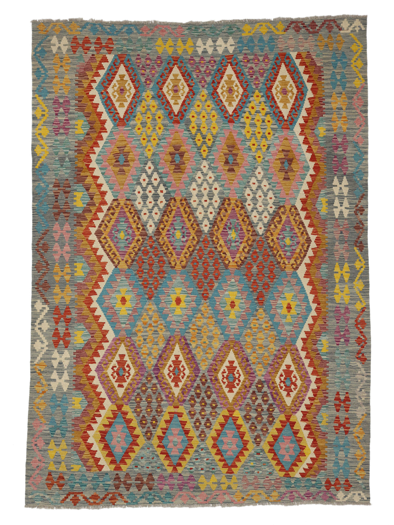 Kelim Afghan Old style Matta 201x288