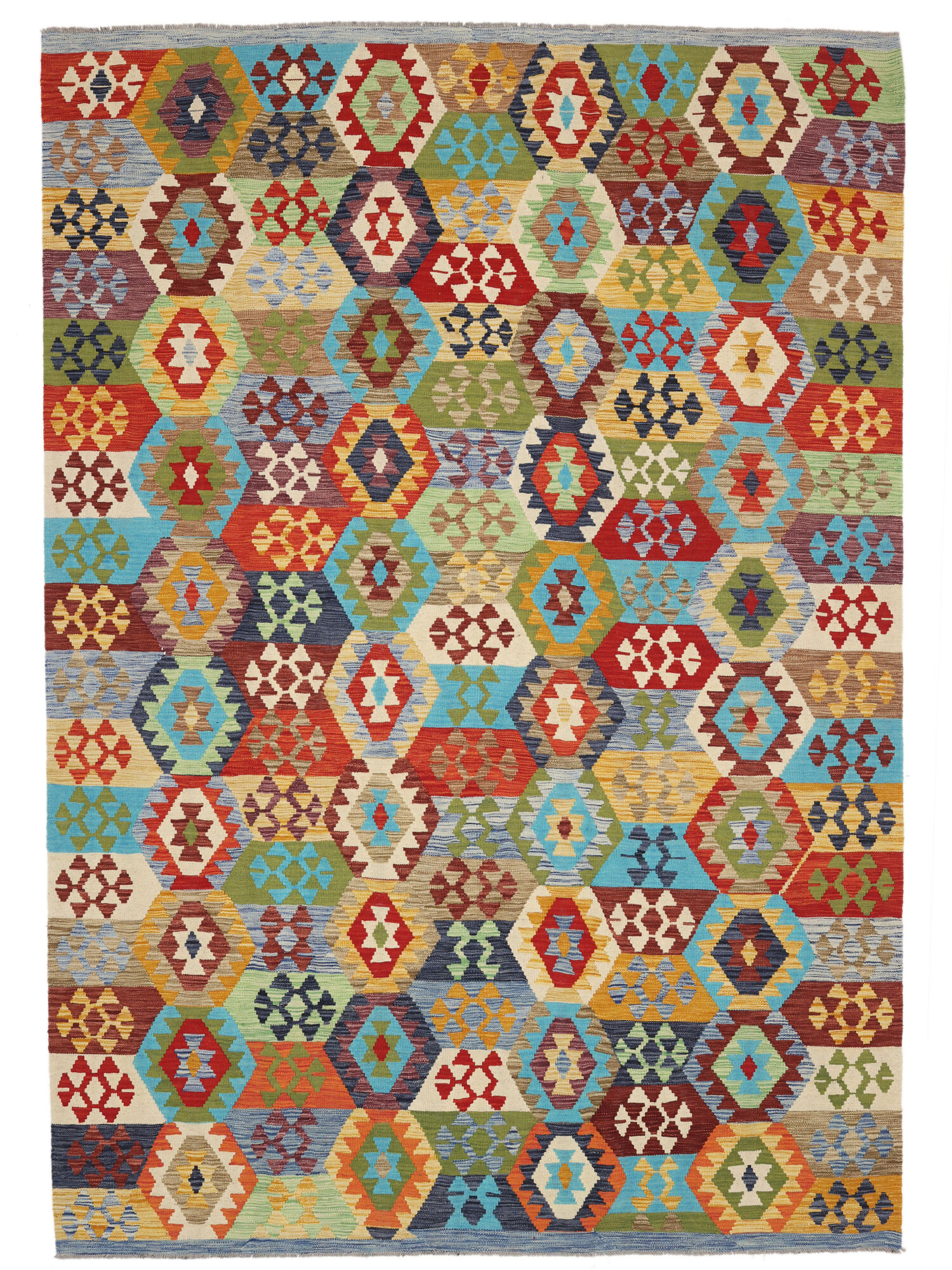 Kelim Afghan Old style Matta 207x296