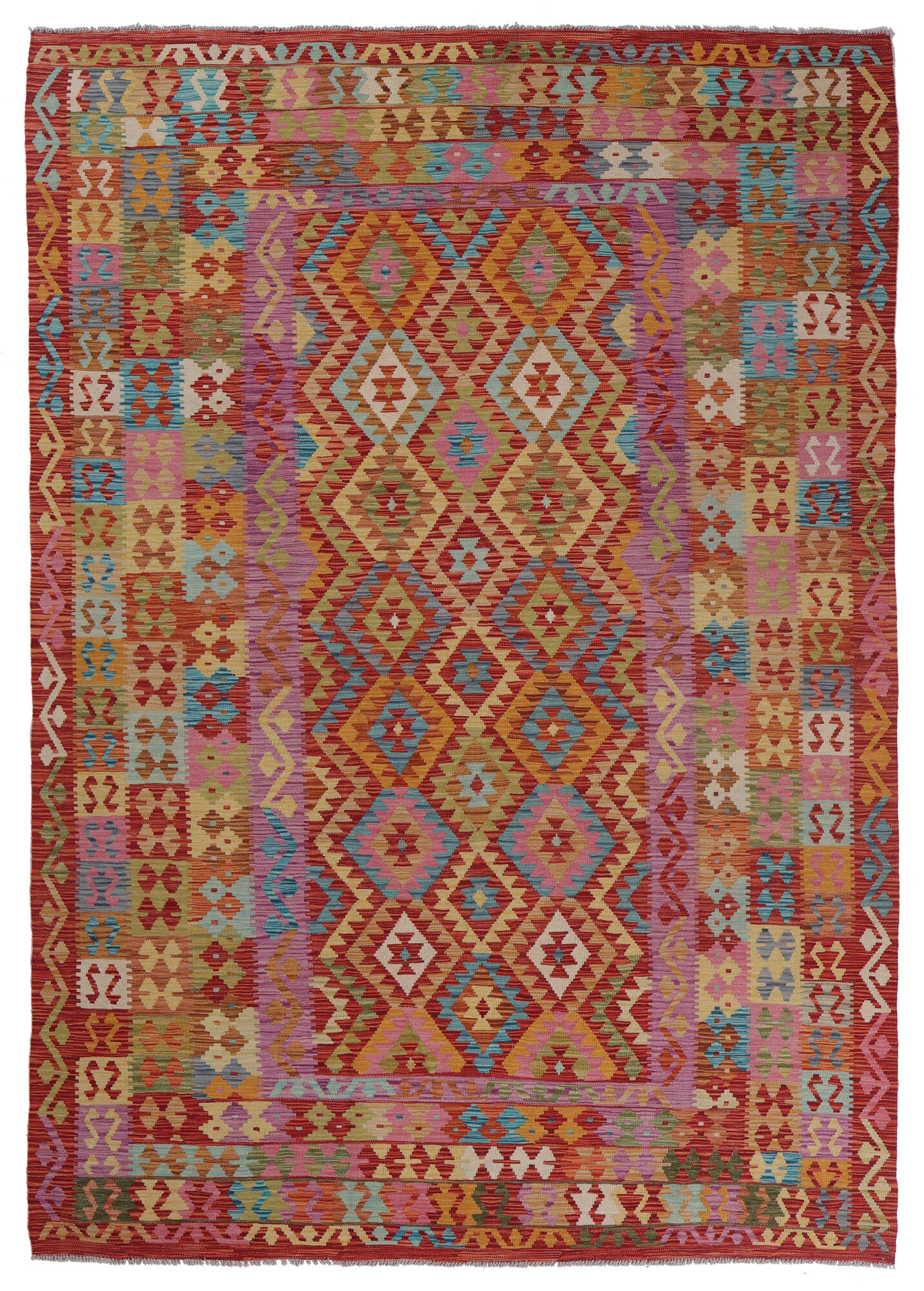 Kelim Afghan Old style Matta 213x305