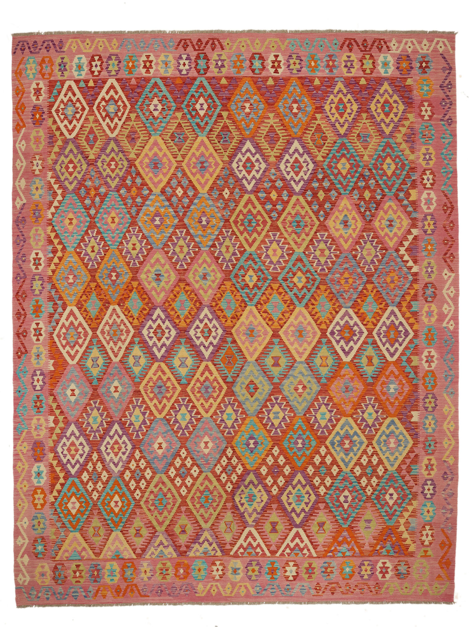 Kelim Afghan Old style Matta 305x383