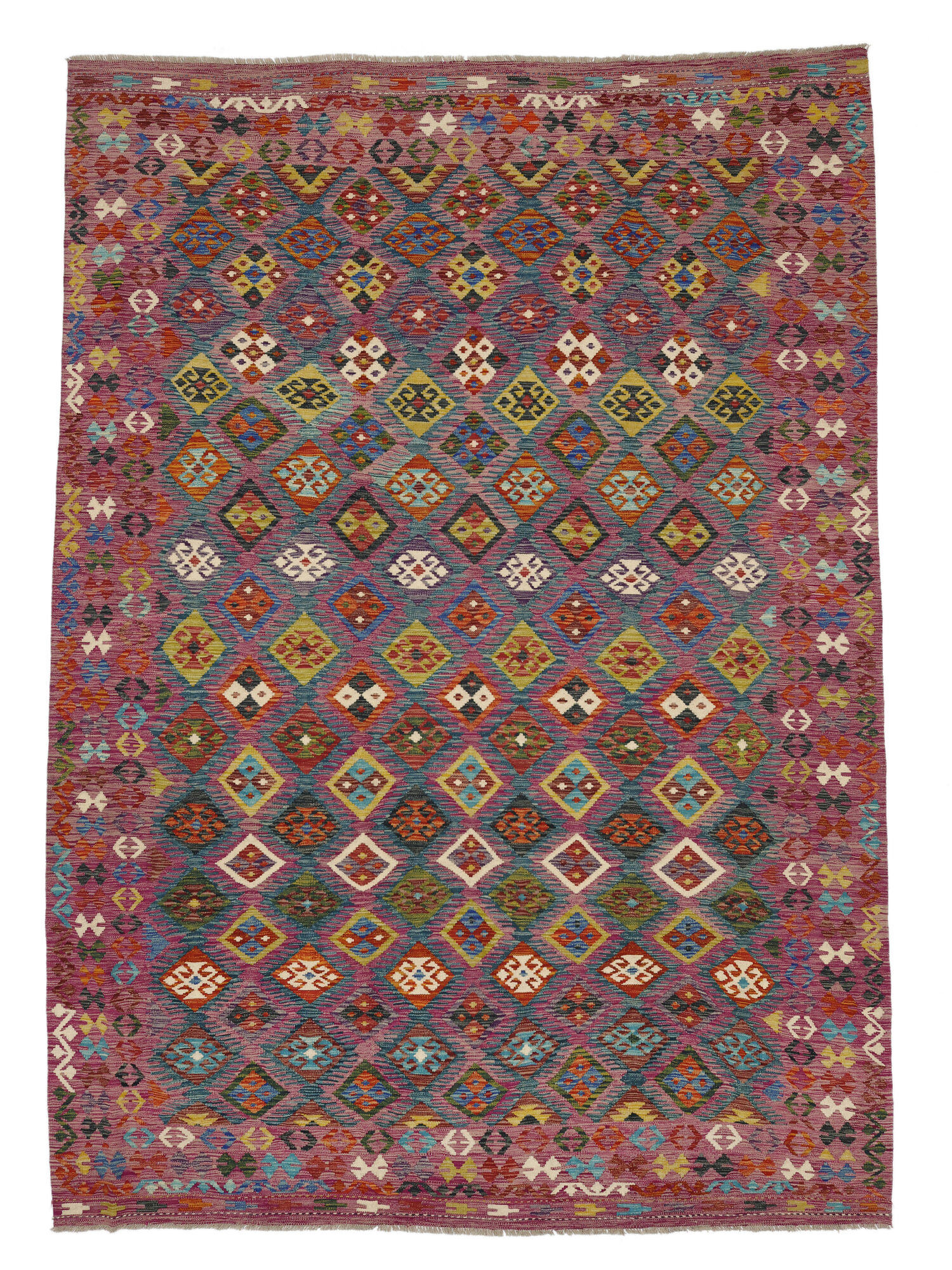 Kelim Afghan Old style Matta 250x351