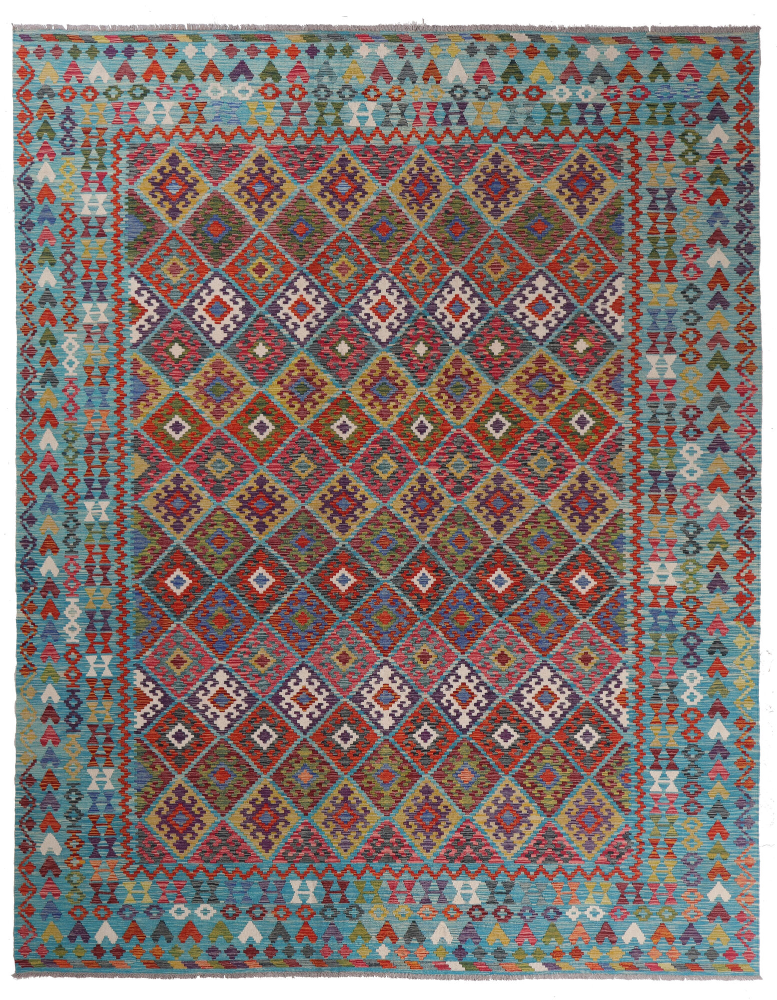 Kelim Afghan Old style Matta 312x397