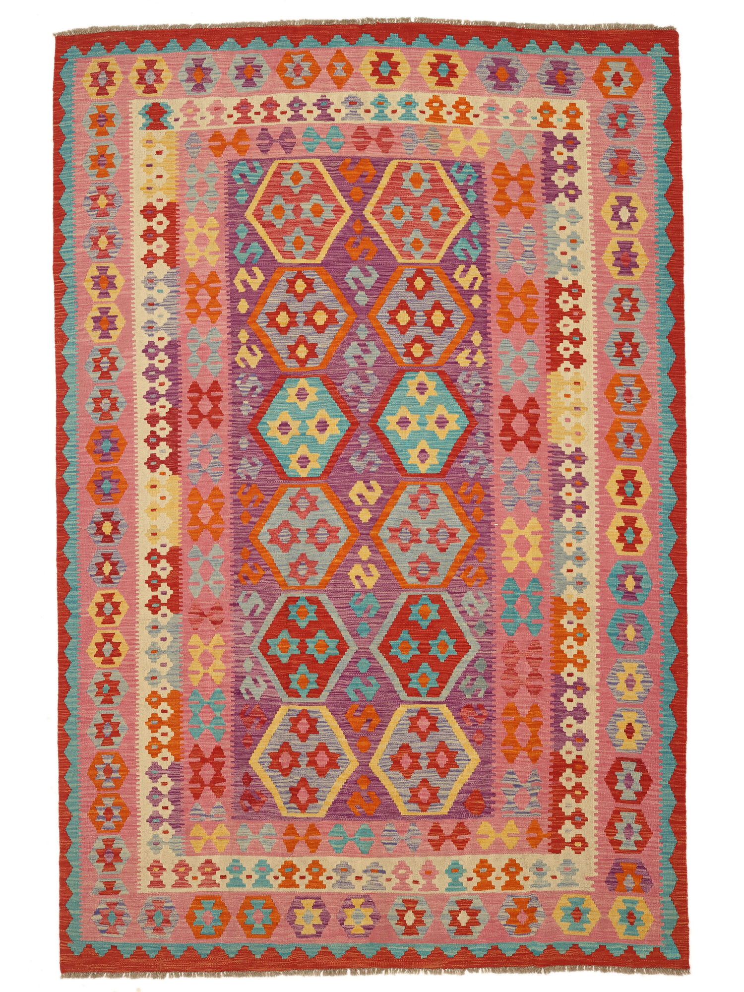 Kelim Afghan Old style Matta 203x297