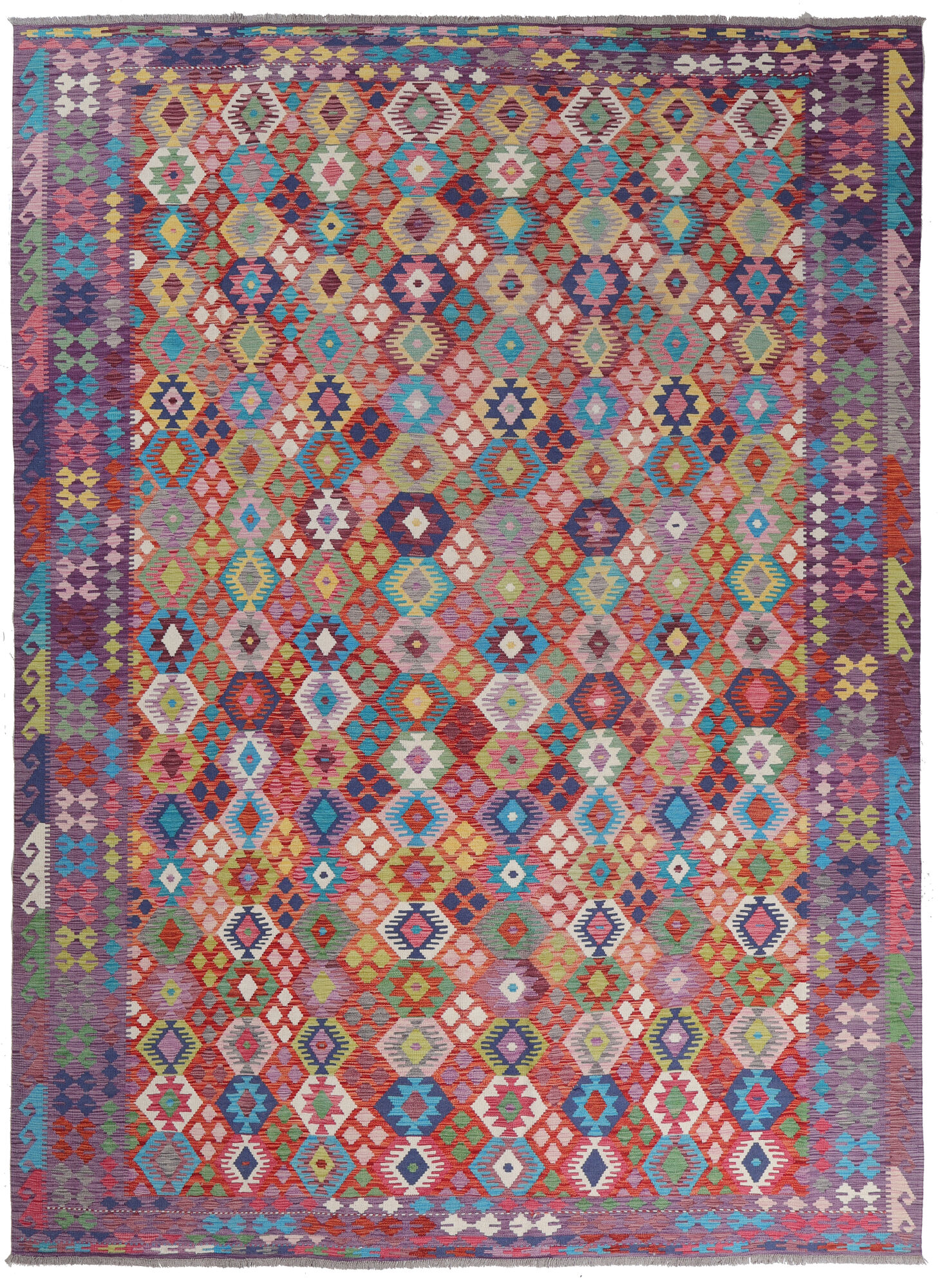 Kelim Afghan Old style Matta 258x356