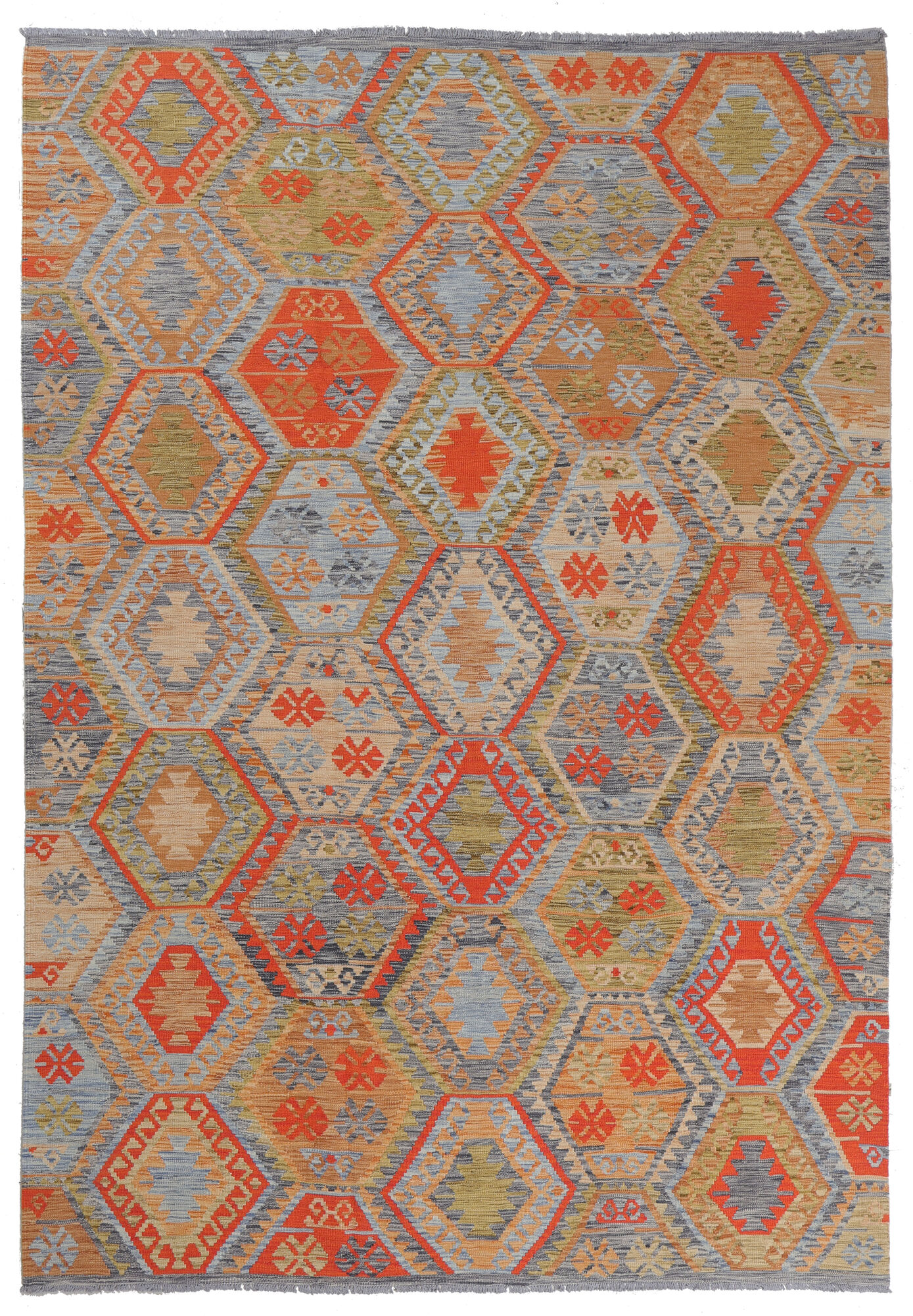 Kelim Afghan Old style Matta 203x301