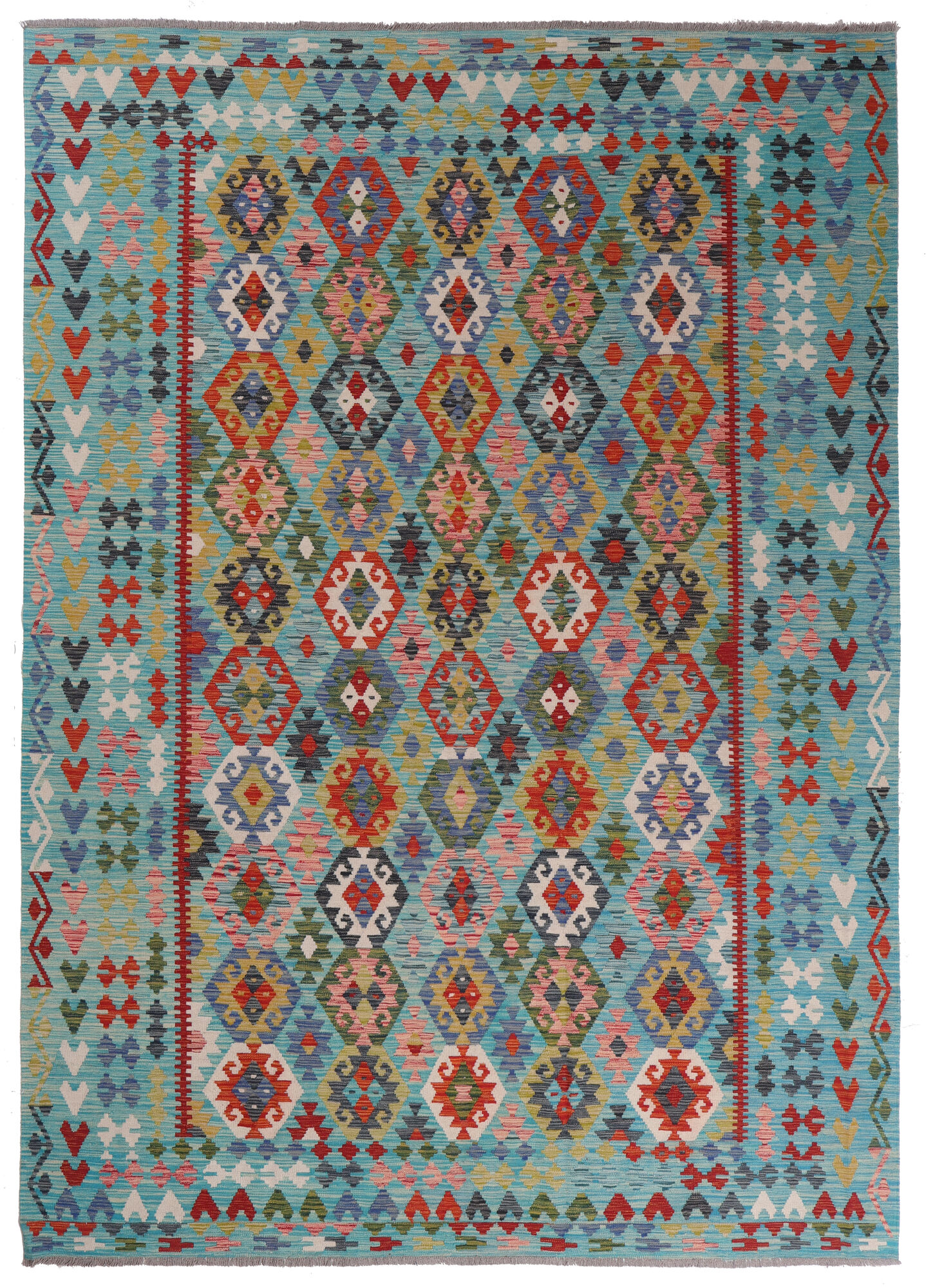 Kelim Afghan Old style Matta 255x358